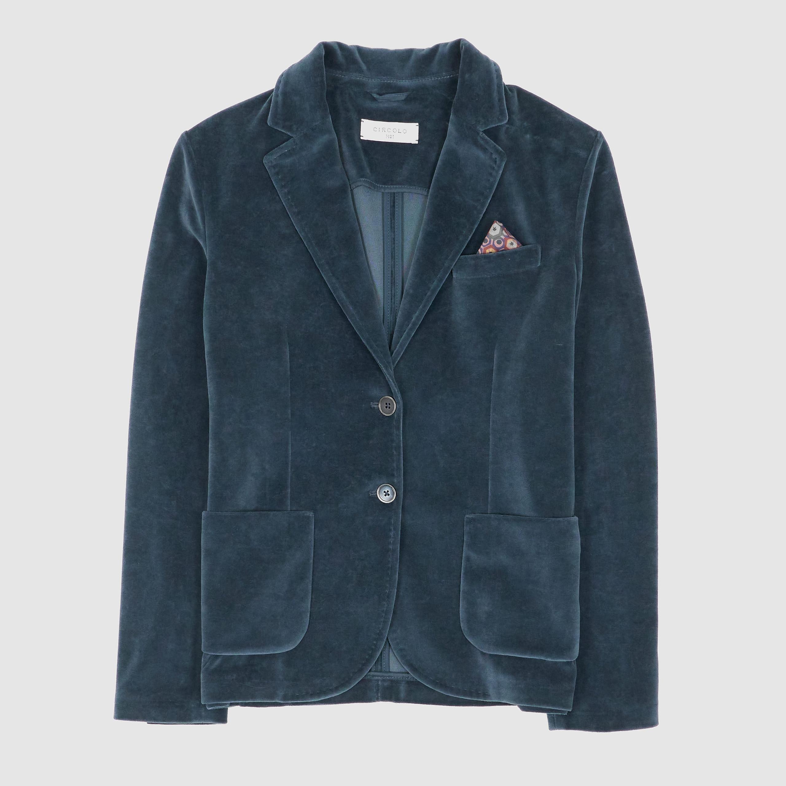 Ladies Velour Velvet Blazer