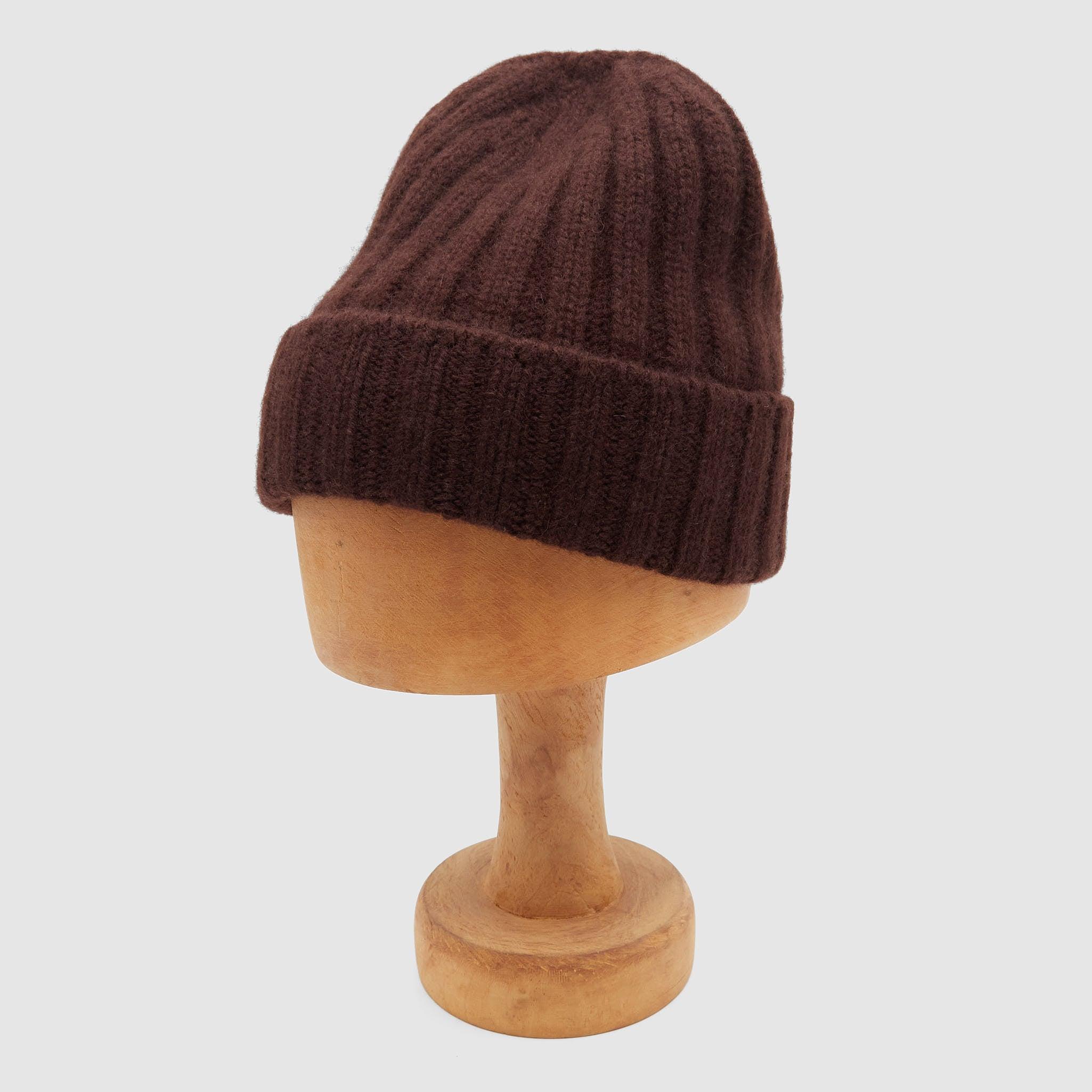 2x2 Rib 100% Cashmere Beanie