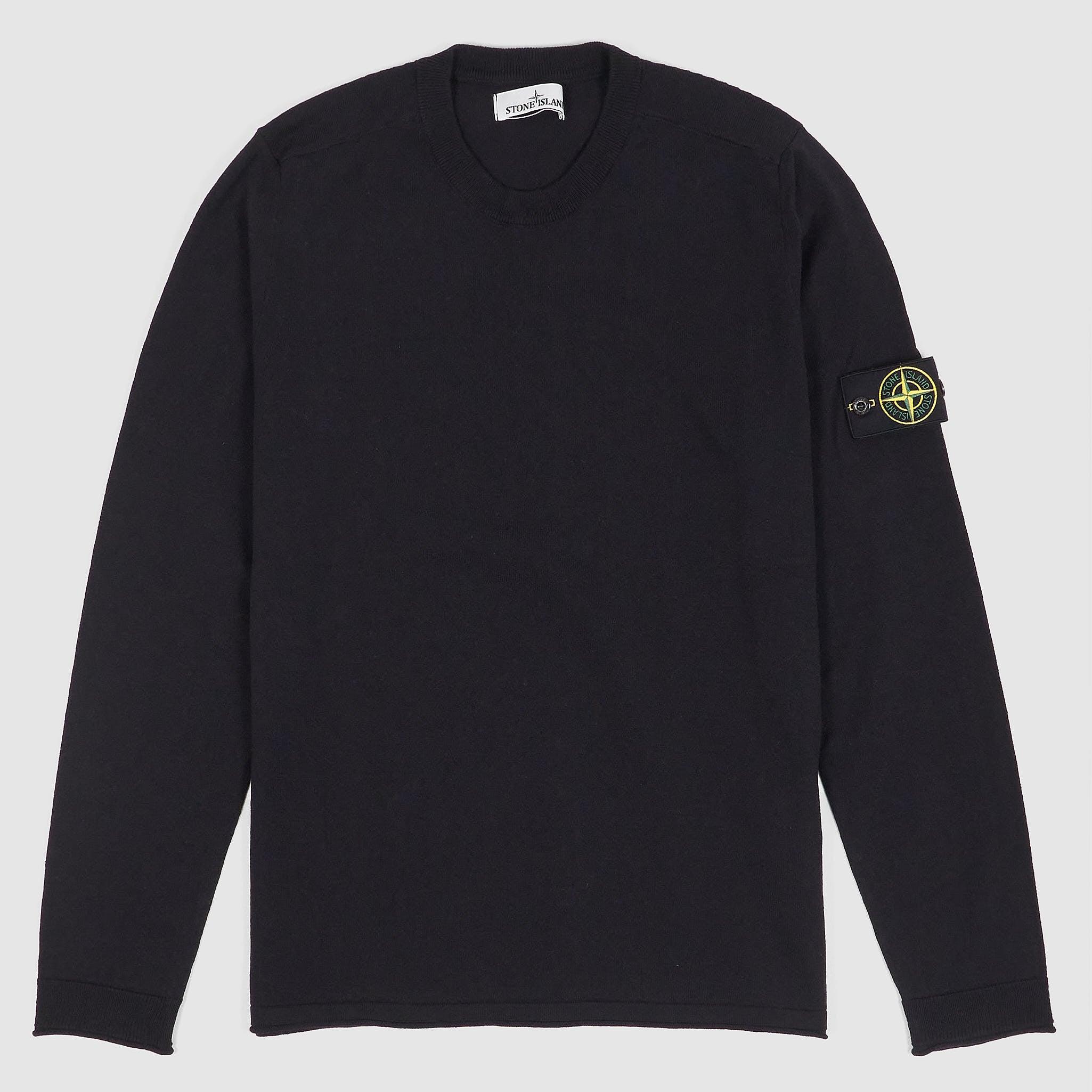 Crew Neck Knitted Sweatshirt Pullover