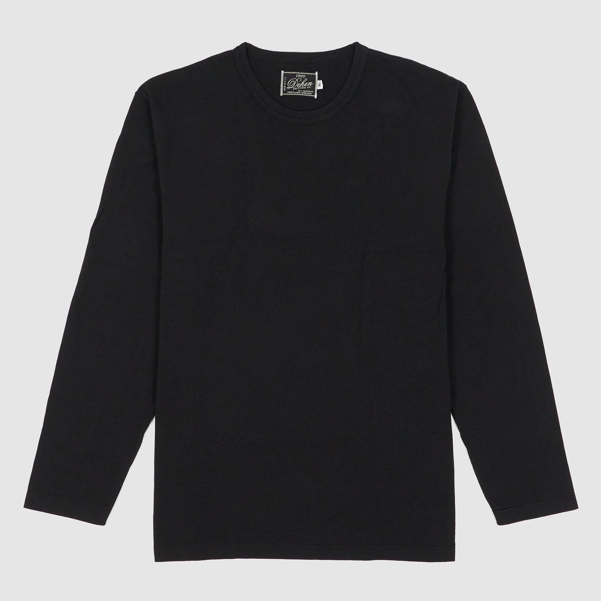 1920 Long Sleeve Heavy Weight Cotton Crew Neck T-Shirt