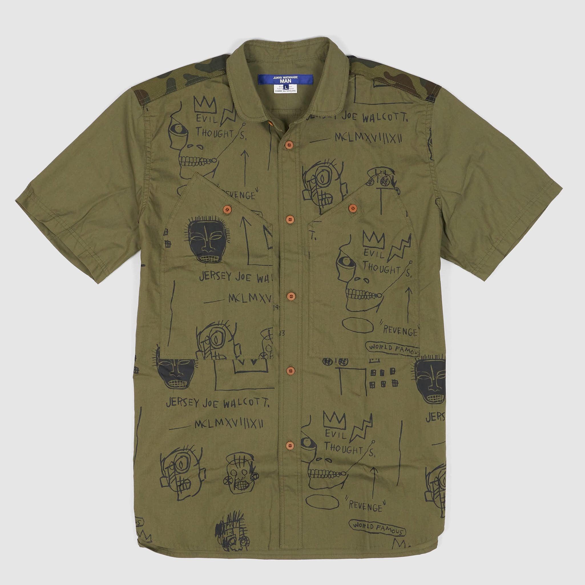 Short Sleeve Basquiat Camp Overshirt