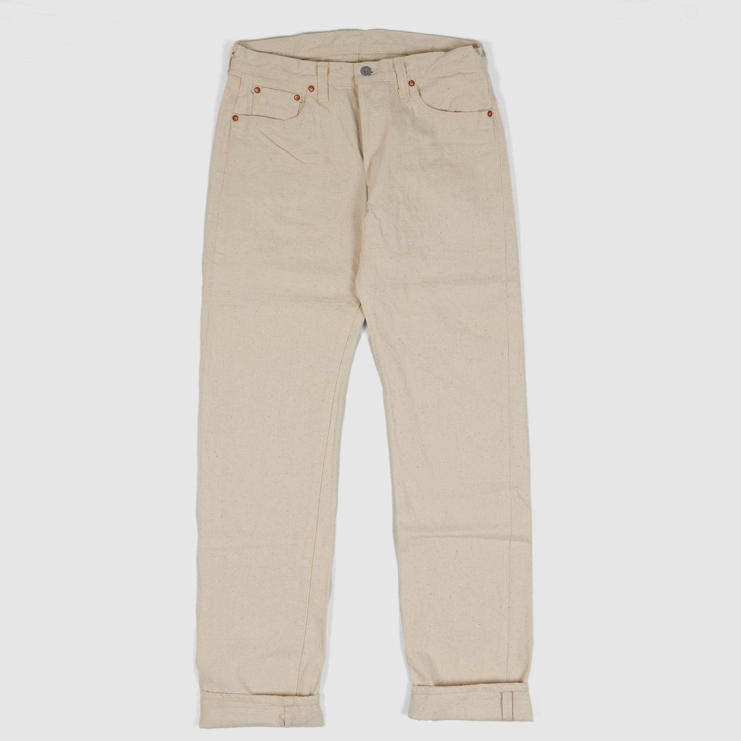 5P Selvage Natural Denim "S710SC-KI" Cotton Project 18oz