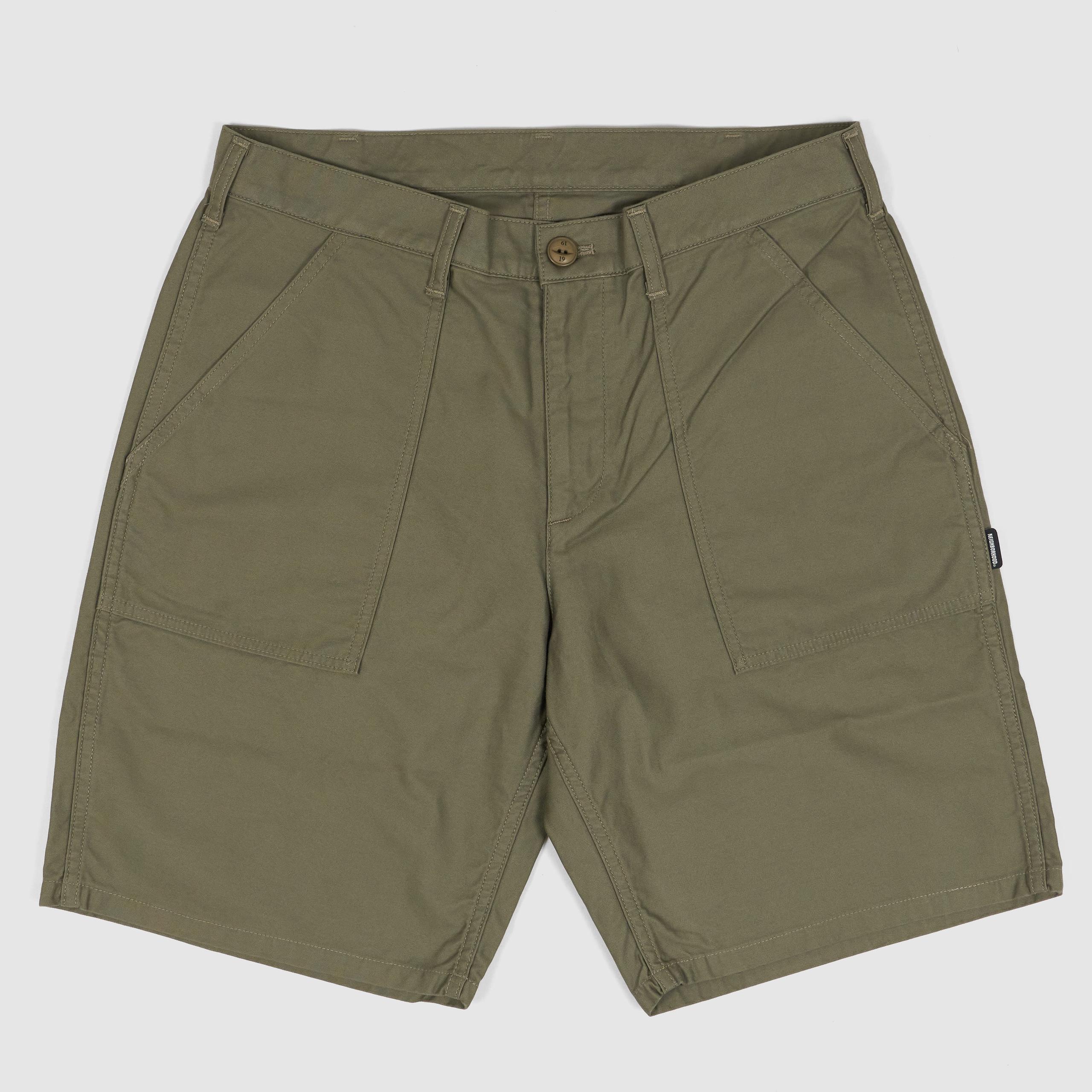 Fatigue Baker Cotton Bermuda Shorts