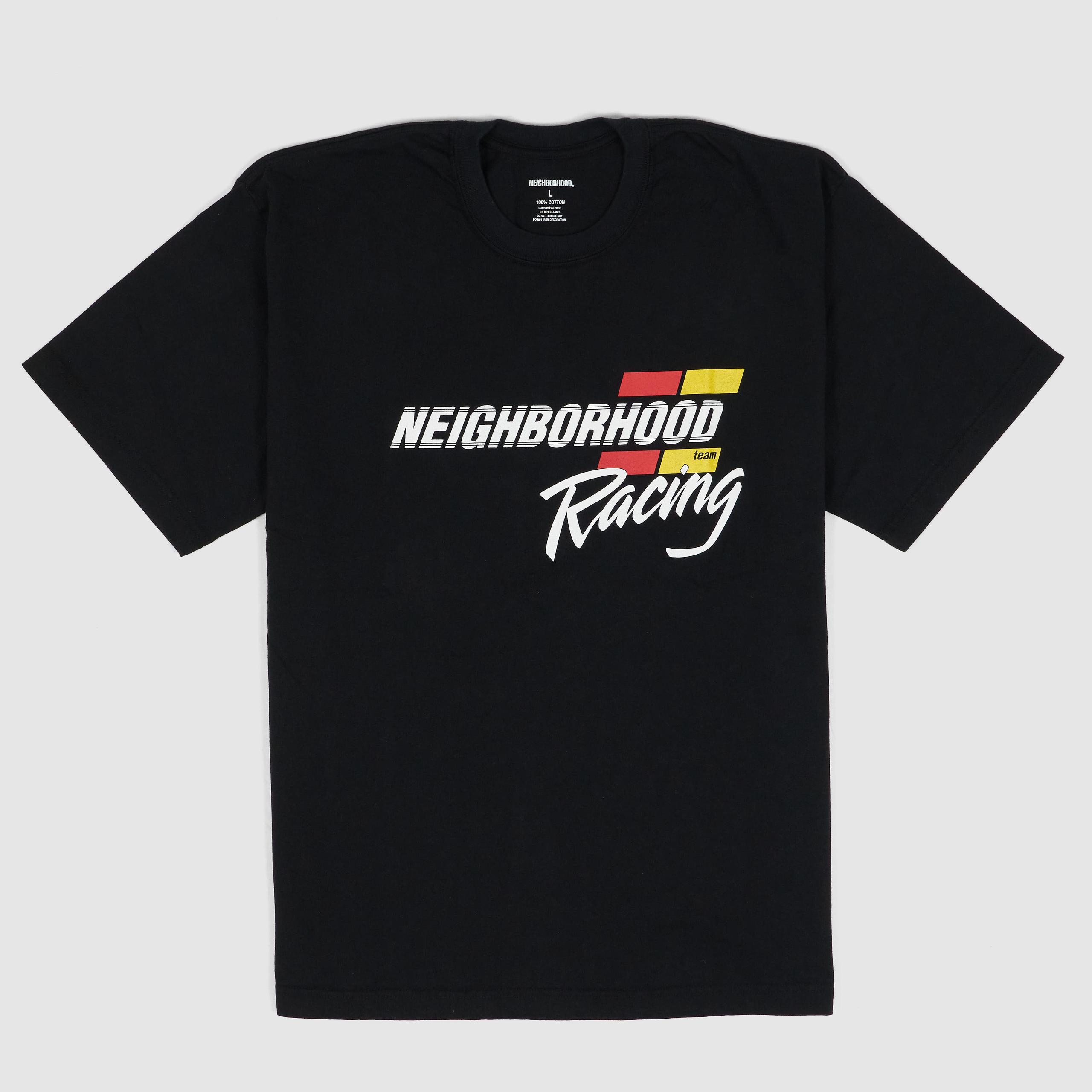 Short Sleeve Racing Printed Crew Neck Short Sleeve T-Shirt