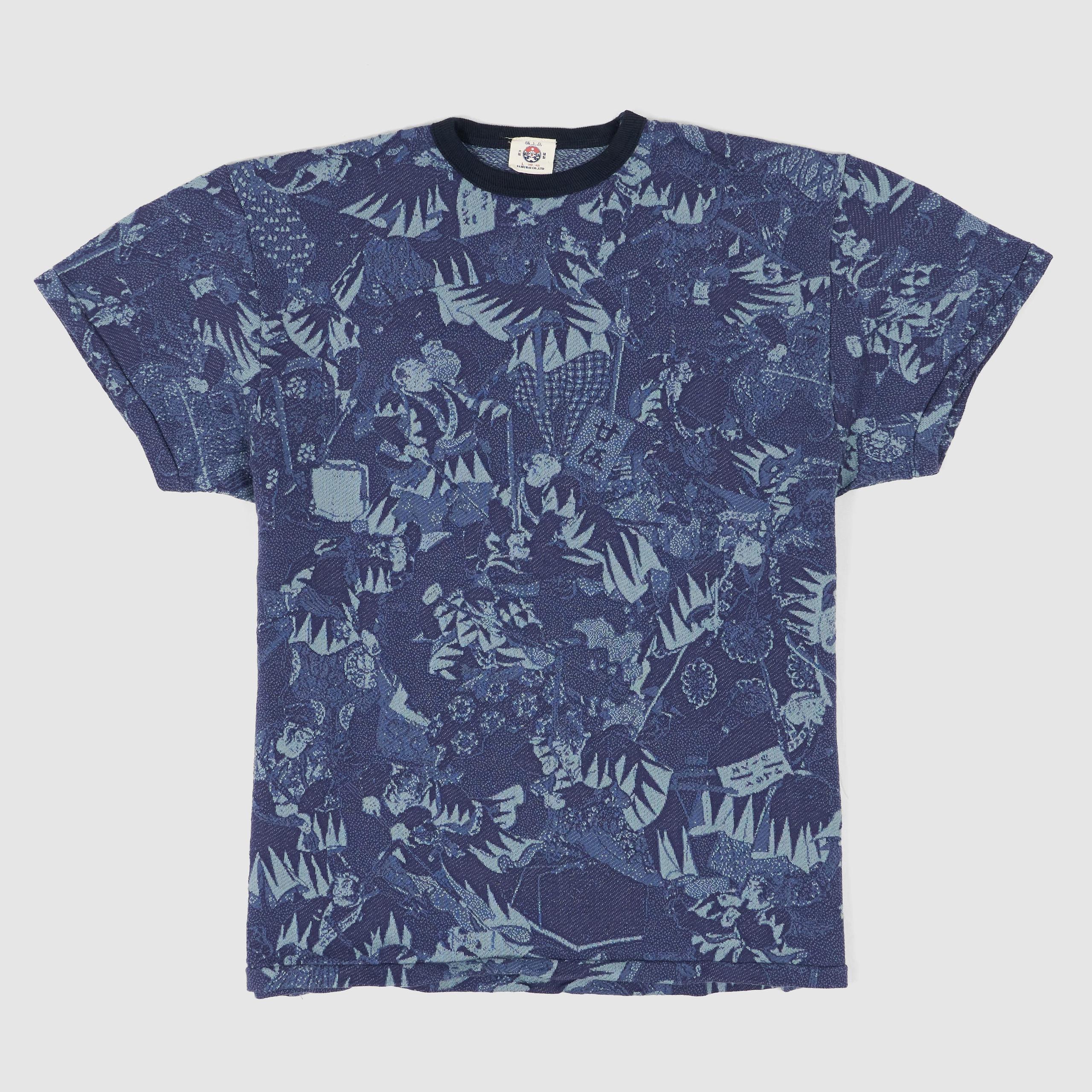 Short Sleeve Crew Neck 25th. Anniversary Jacquard Jersey Sweat T-Shirt