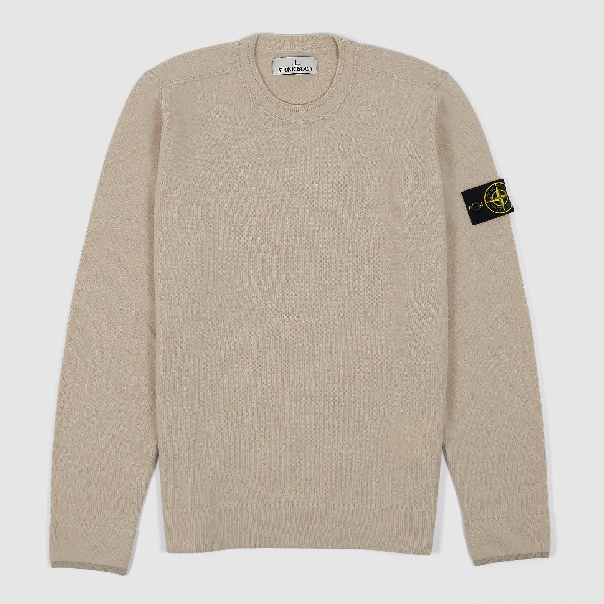 Crew Neck Knitted Classic Pullover