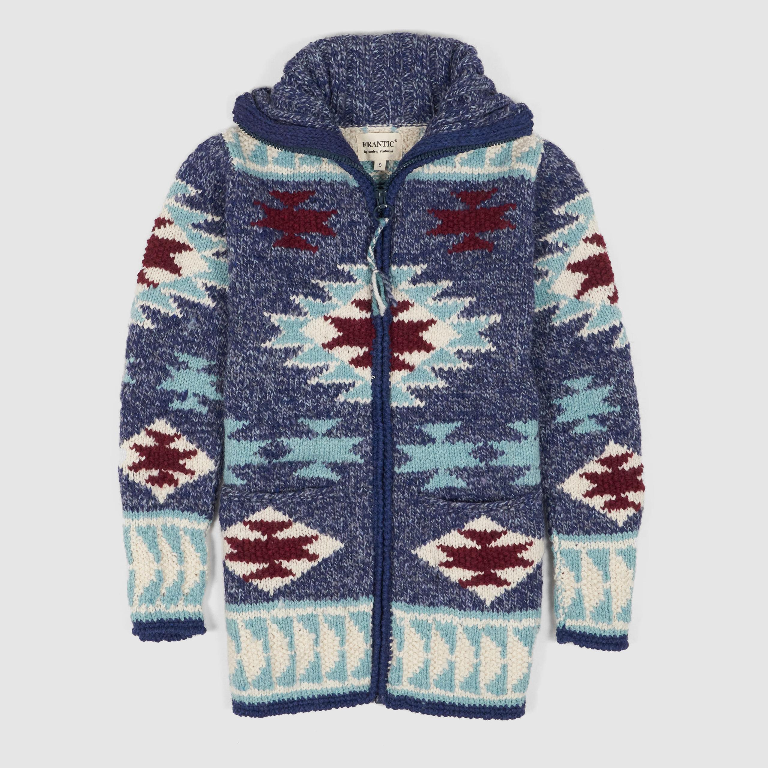 Hand Knitwear Full Zip Cardigan