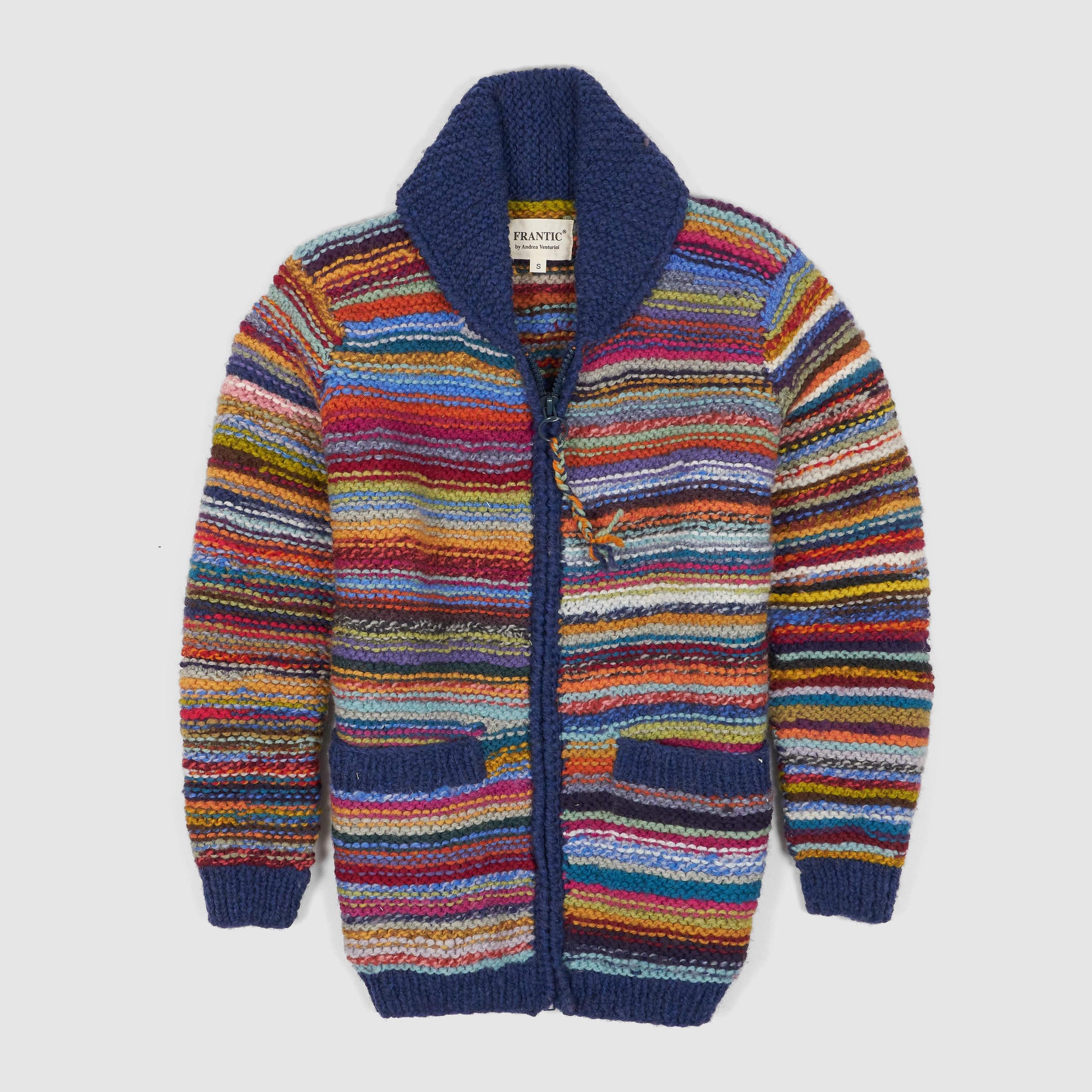 Ladies Hand Knitwear Full Zip Peggy Armas Cardigan