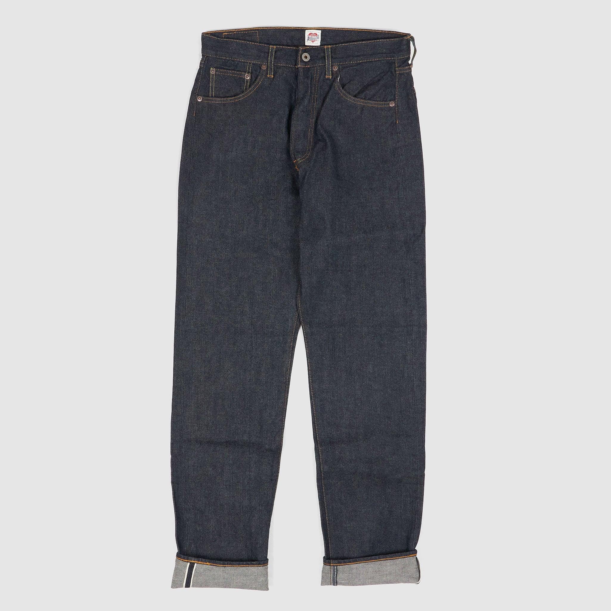 5-Pocket Straight Leg Selvage 5 Pocket Jeans