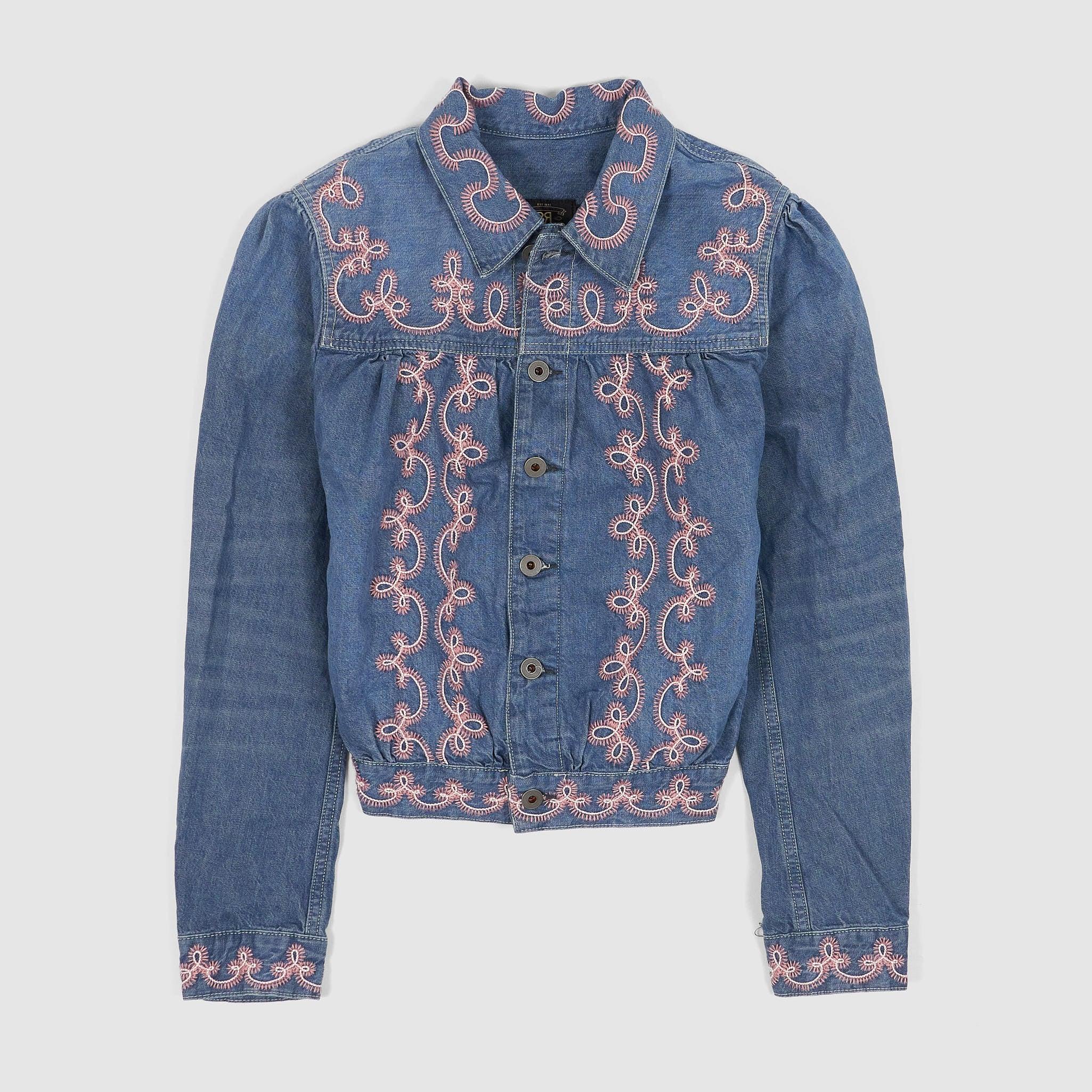 Ladies Embroidered Denim Jacket