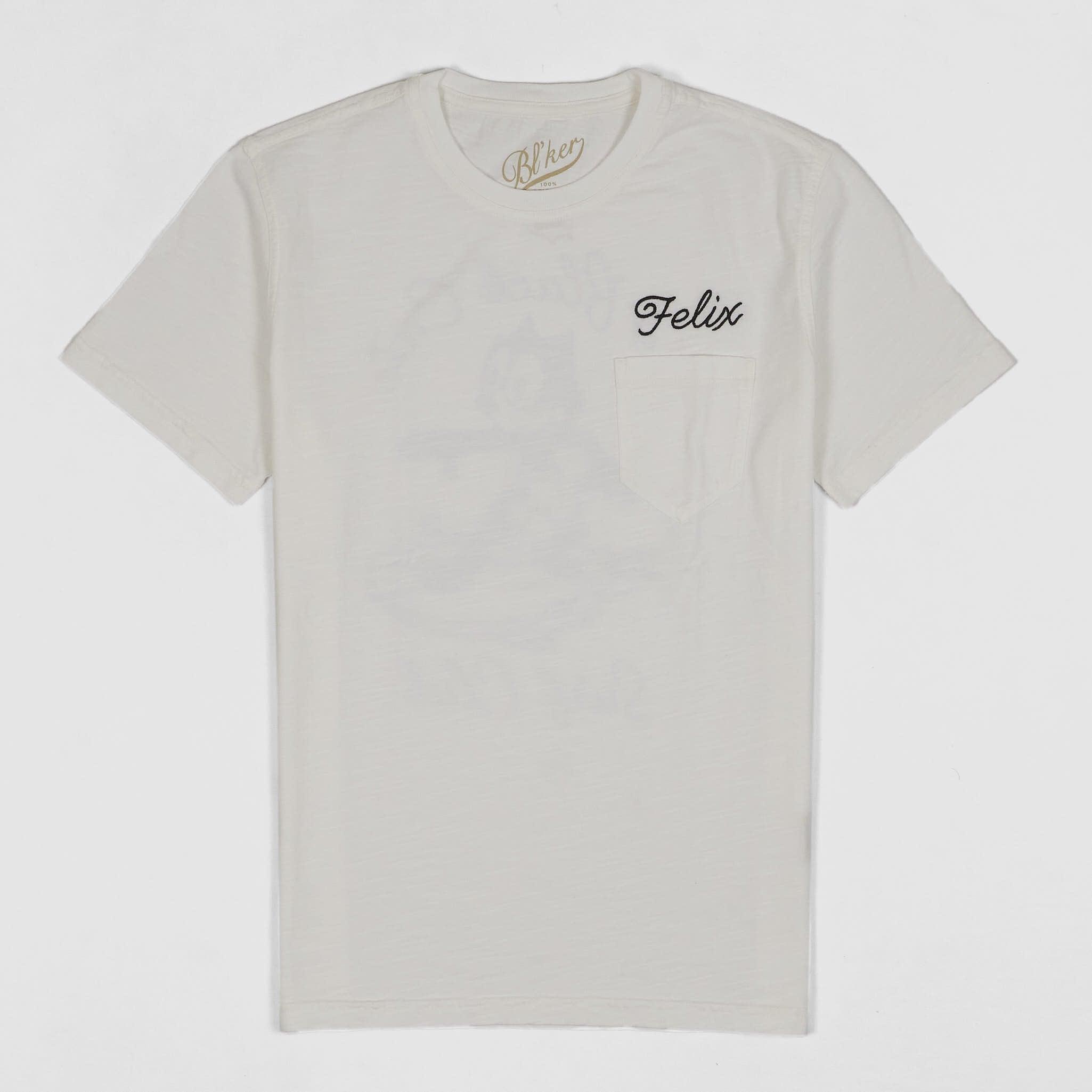 Bl`ker Tee Short Sleeve CDrew Neck Pocket Tee Felix T-Shirt