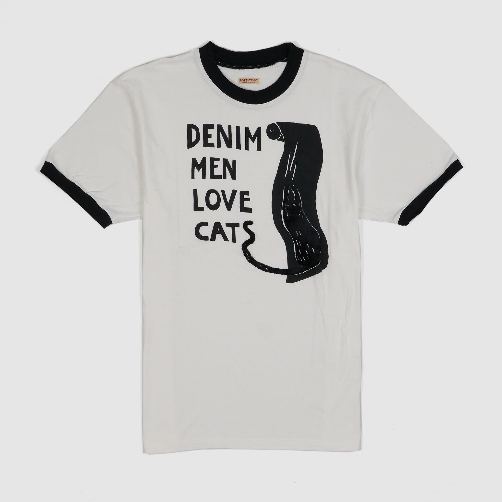 Short Sleeve Crew Neck Cats T- Shirt