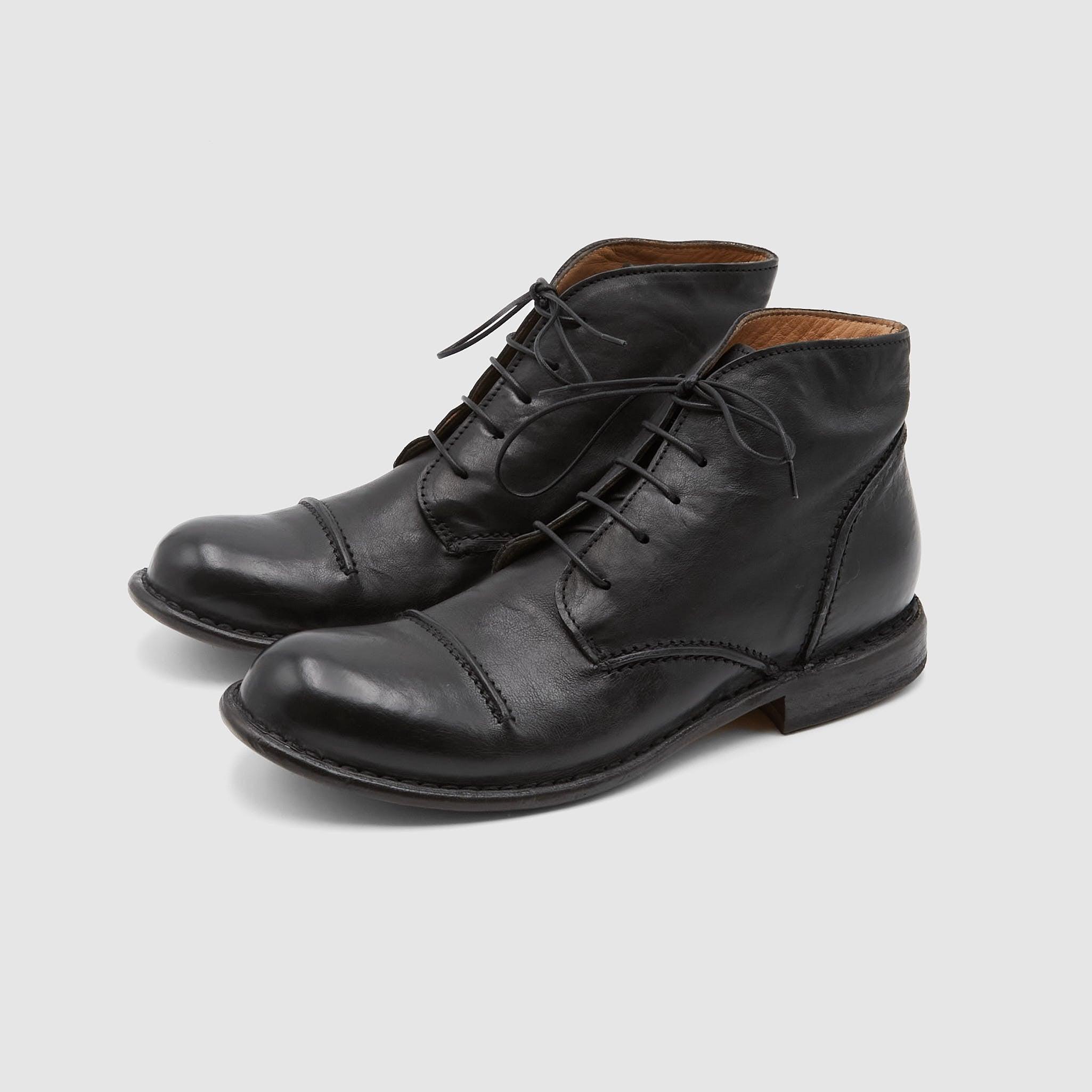 Ladies Derby Lace-Up Ankle  Boots