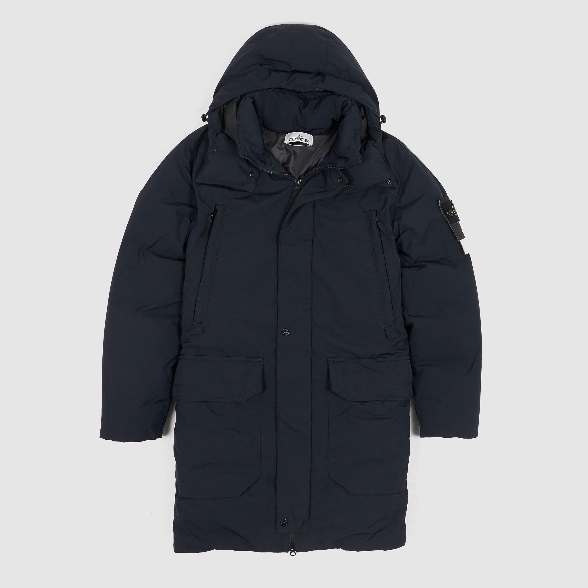 Hooded Down Micro Twill Jacket