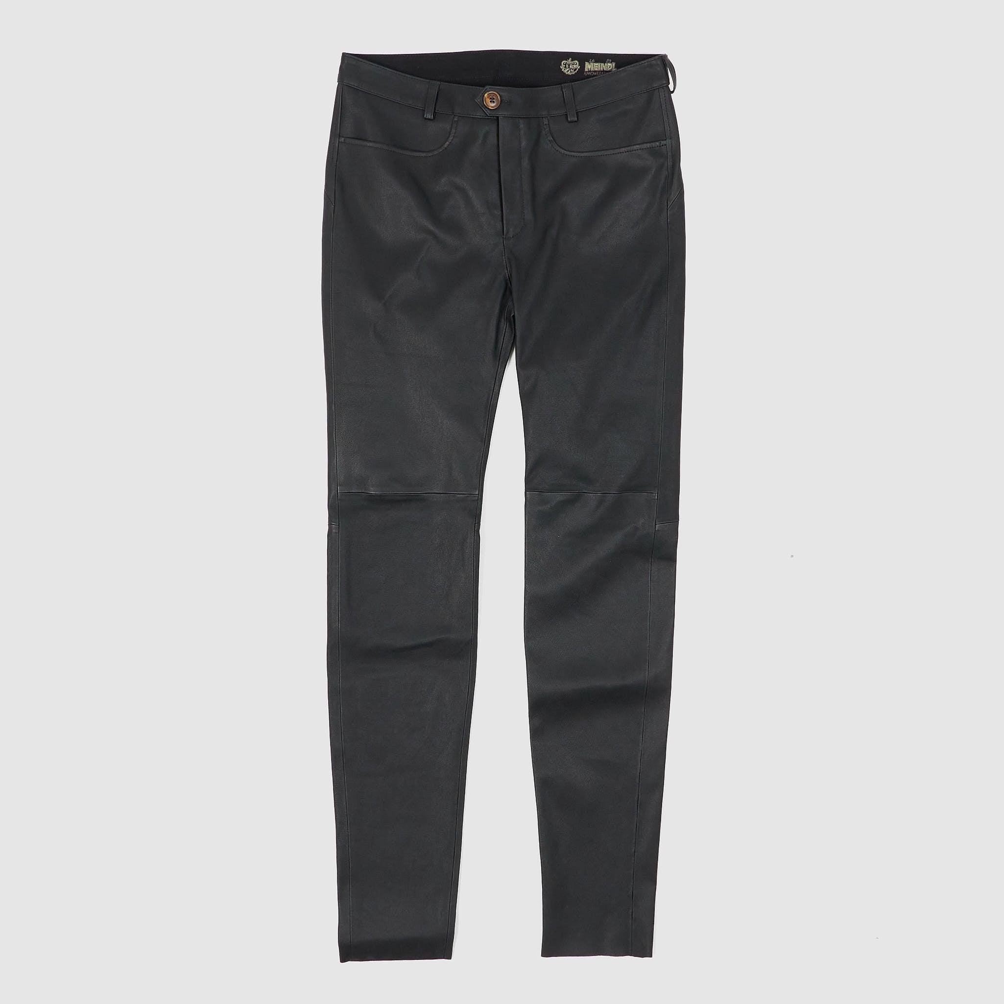Ladies 2-Pocket Agatha Nappa Leather Stretch Pants