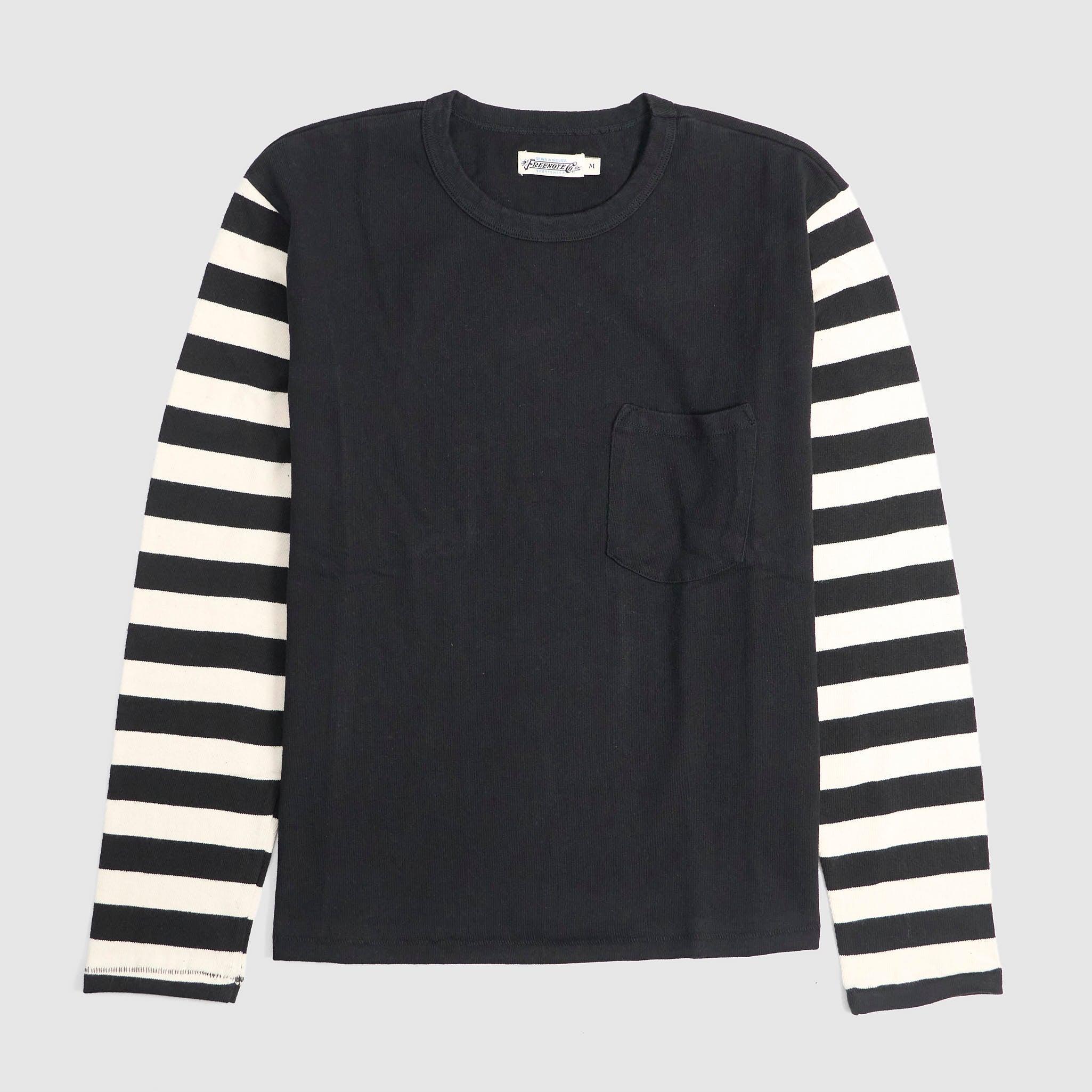 Shifter Stripes Long Sleeve Crew Neck T-Shirt