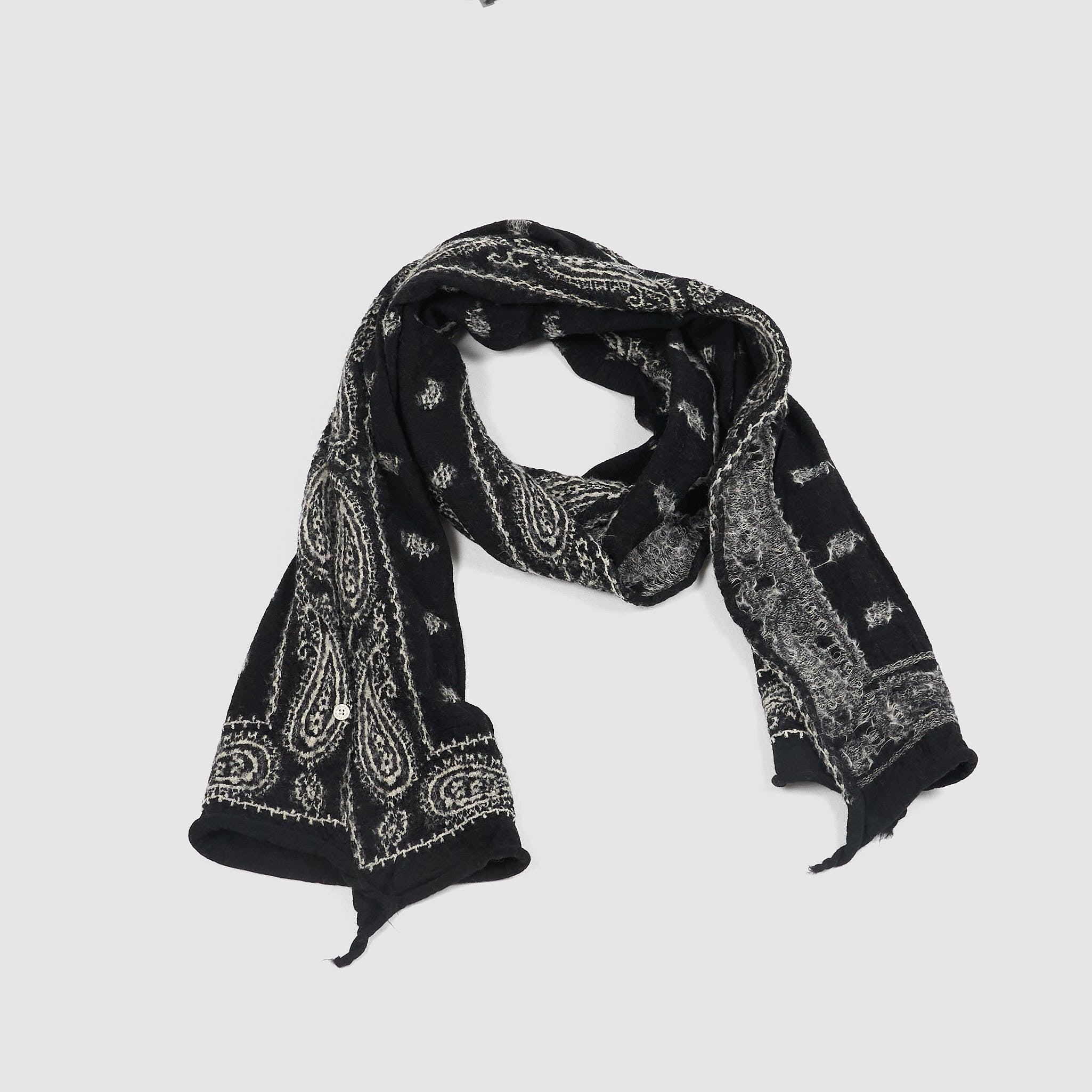Fulling Paisley Bandana Wool Scarfs