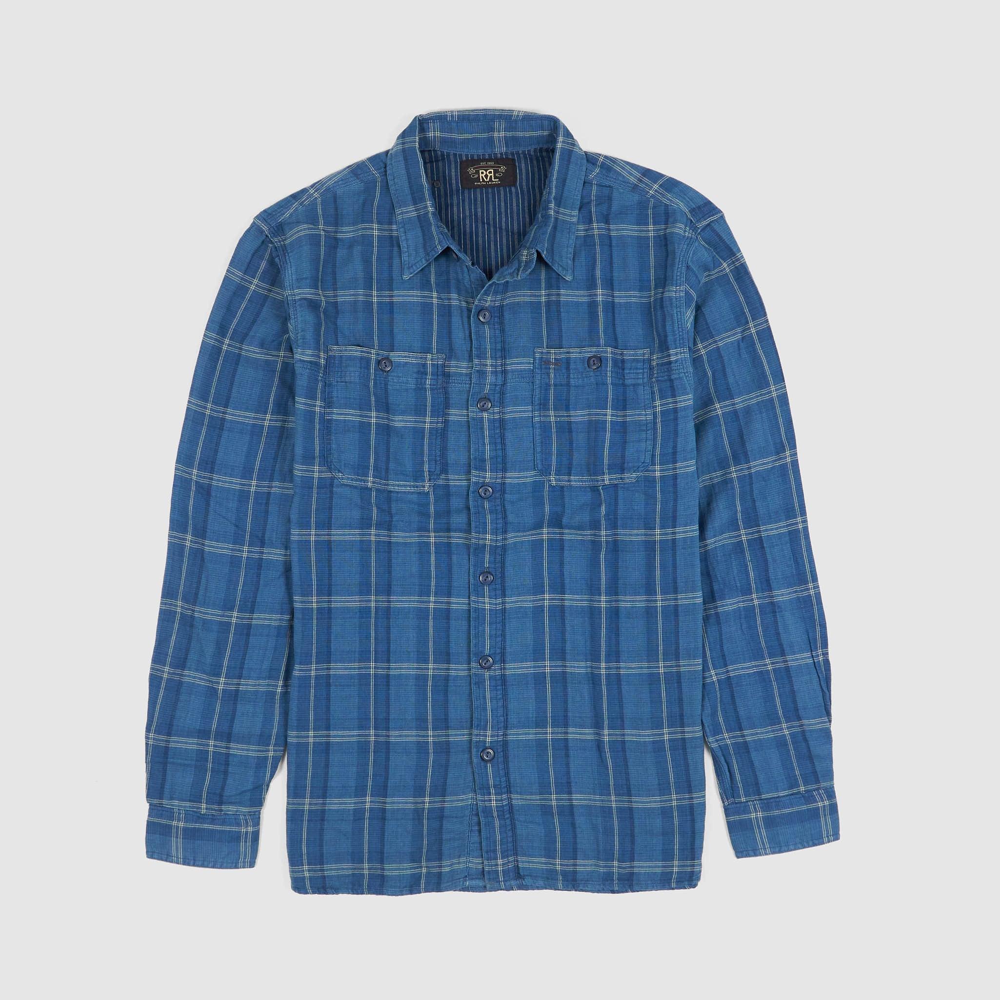 Indigo Plaid Doubleface Shirt