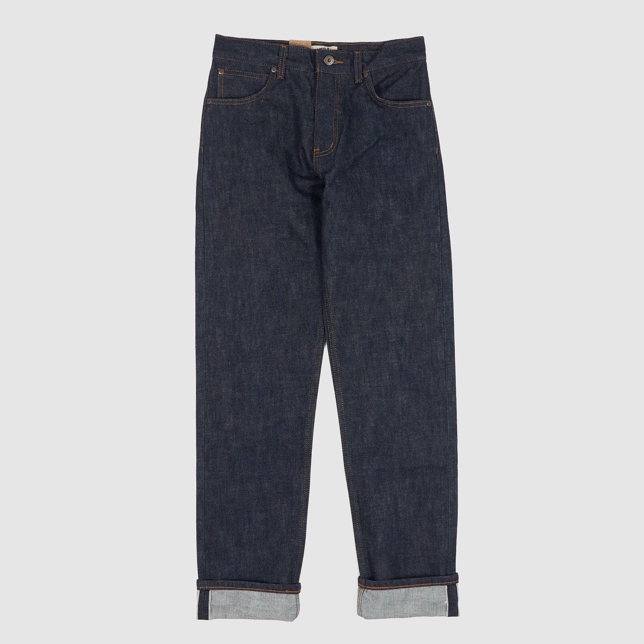 Naked & Famous Ladies Blue Wave Selvedge Denim
