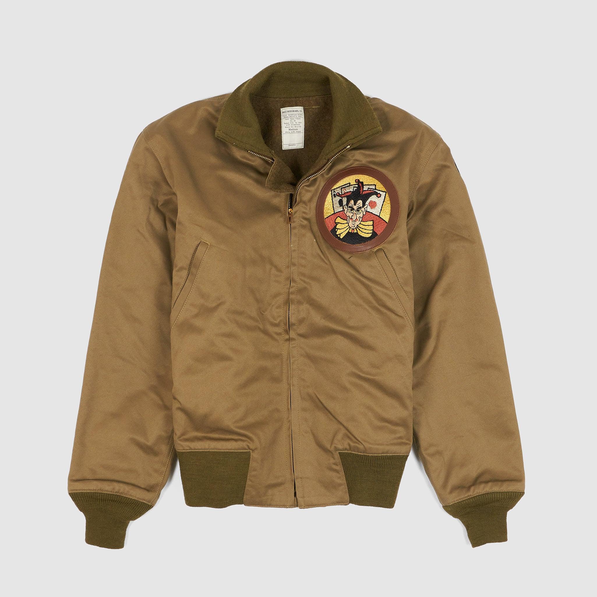 Hand Painted Tanker Jacket Devils Frolic