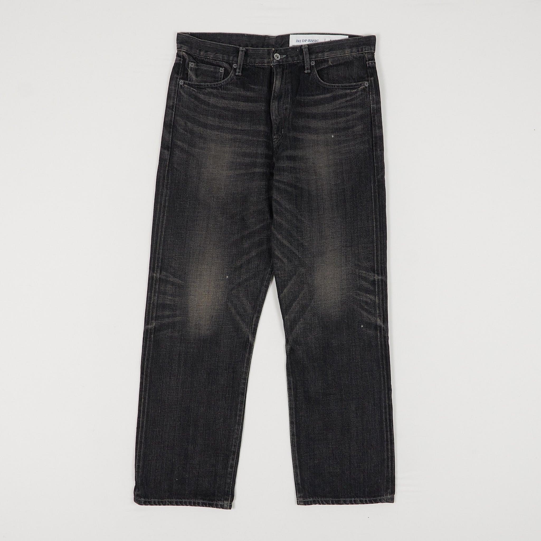 Straight Fit Selvedge Heavy Washed Denim