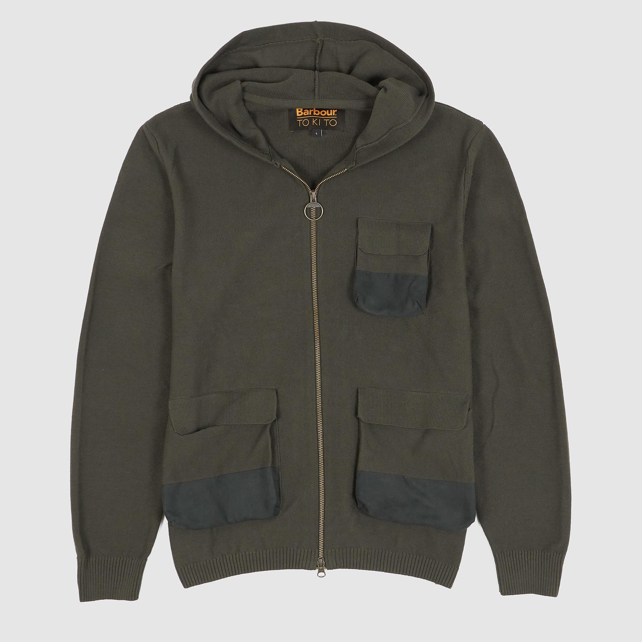 x TO KI TO Zip Outdoor Sweat Cotton Hoodie