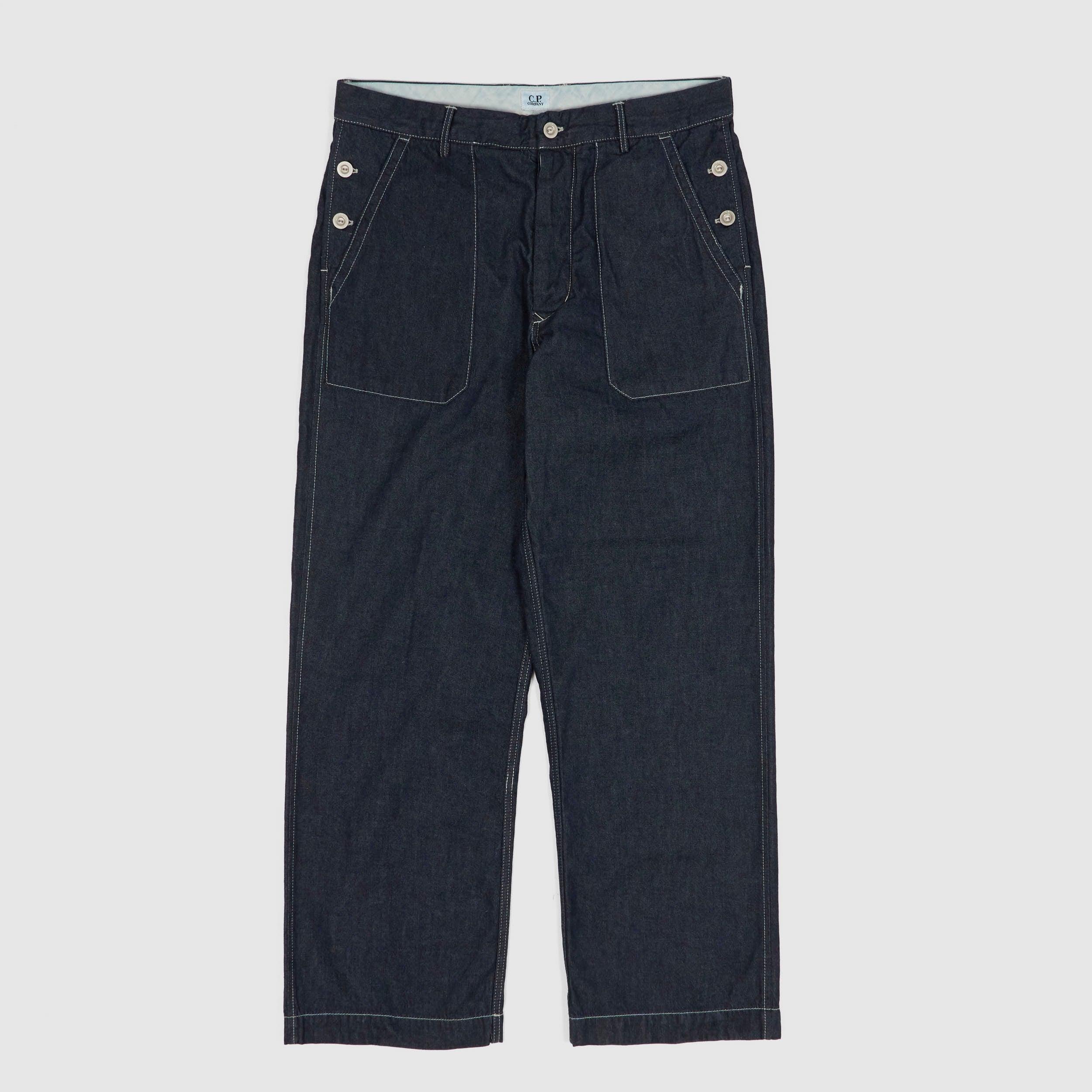 Chambray Fatigue Pants