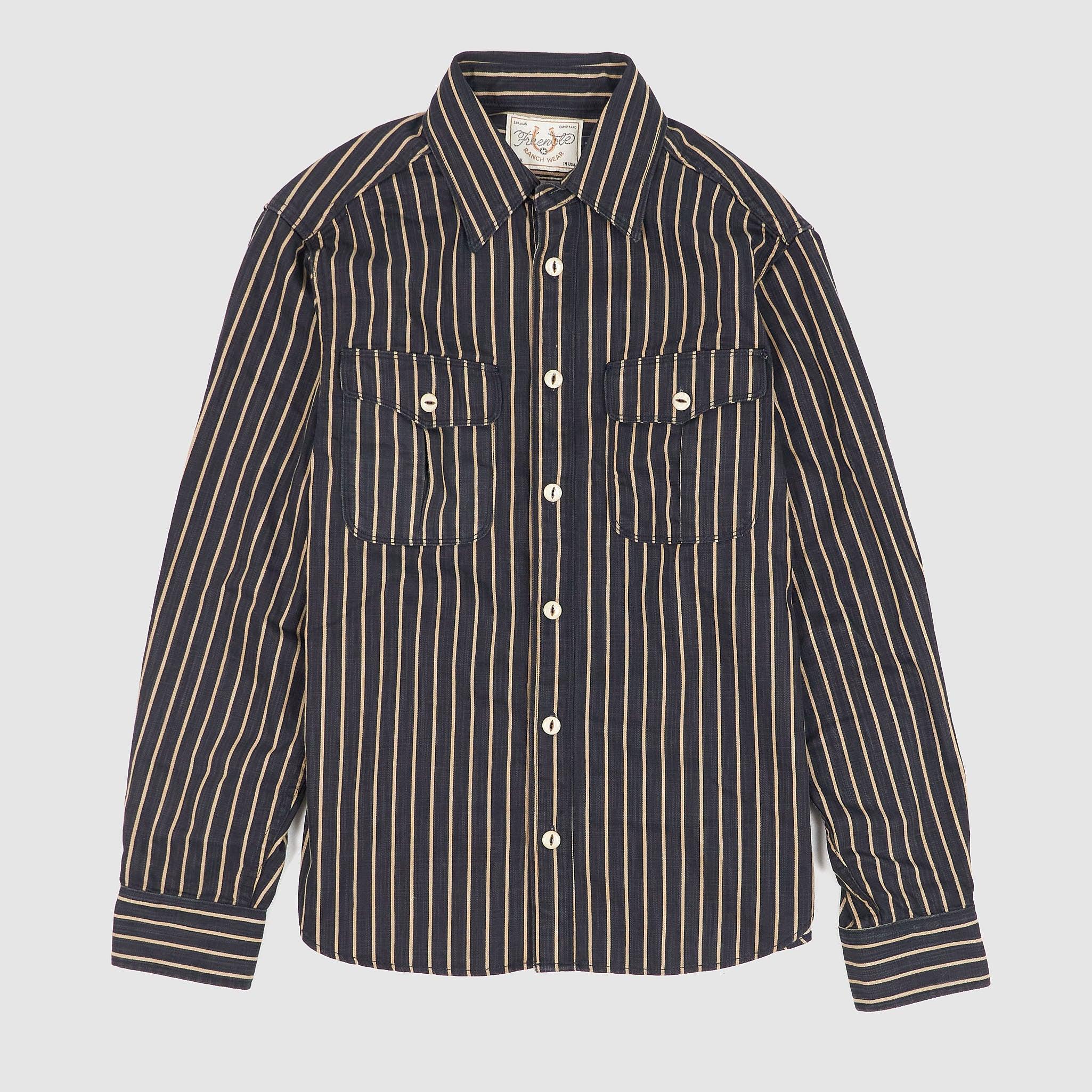 Striped Indigo Work Shirt