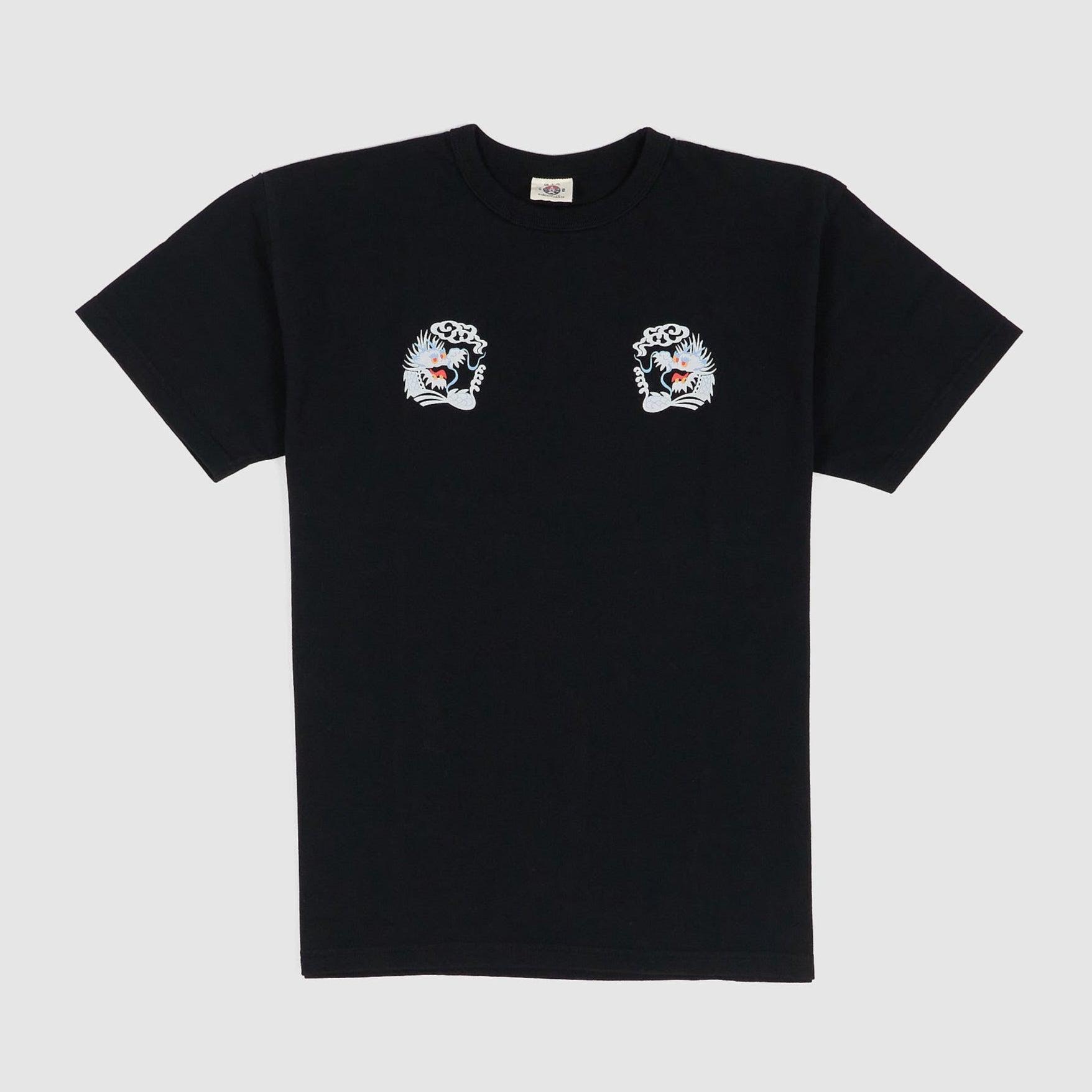 Heavy Weight Dragon Crew Neck T-Shirt