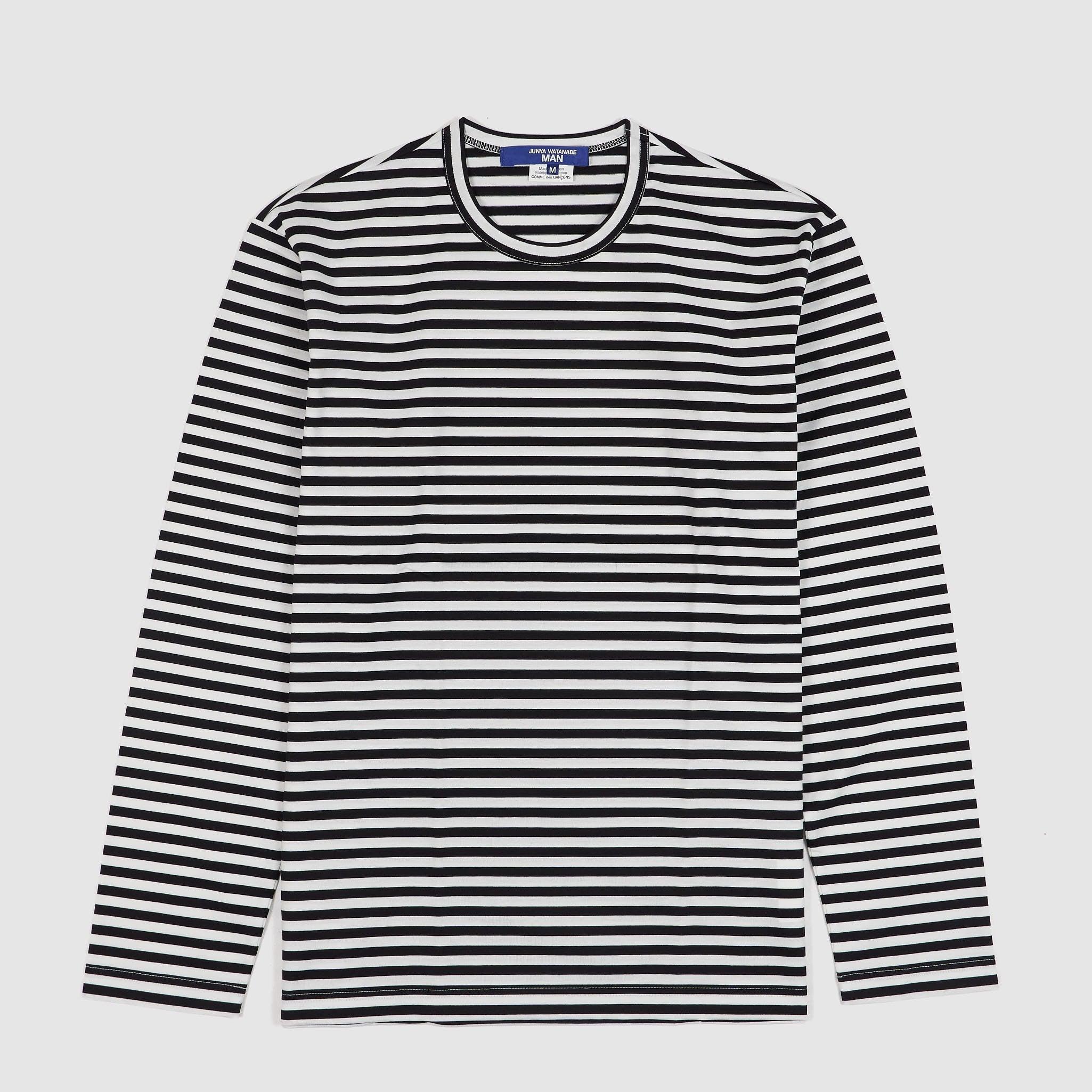 Striped Crew Neck Long Sleeve T- Shirt