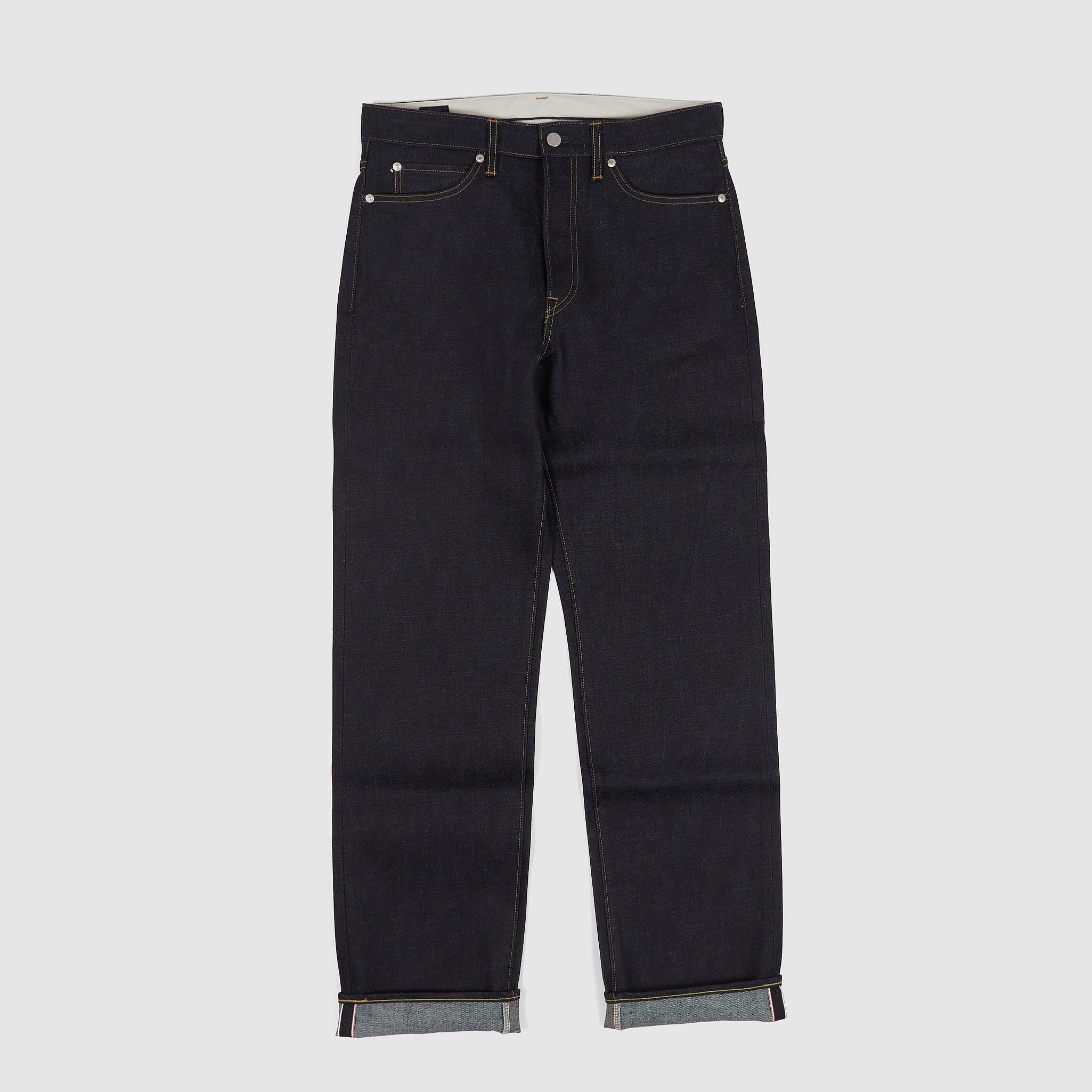 Premium Japanese Denim Straight Leg Fitted  5 Pocket Selvage Jeans