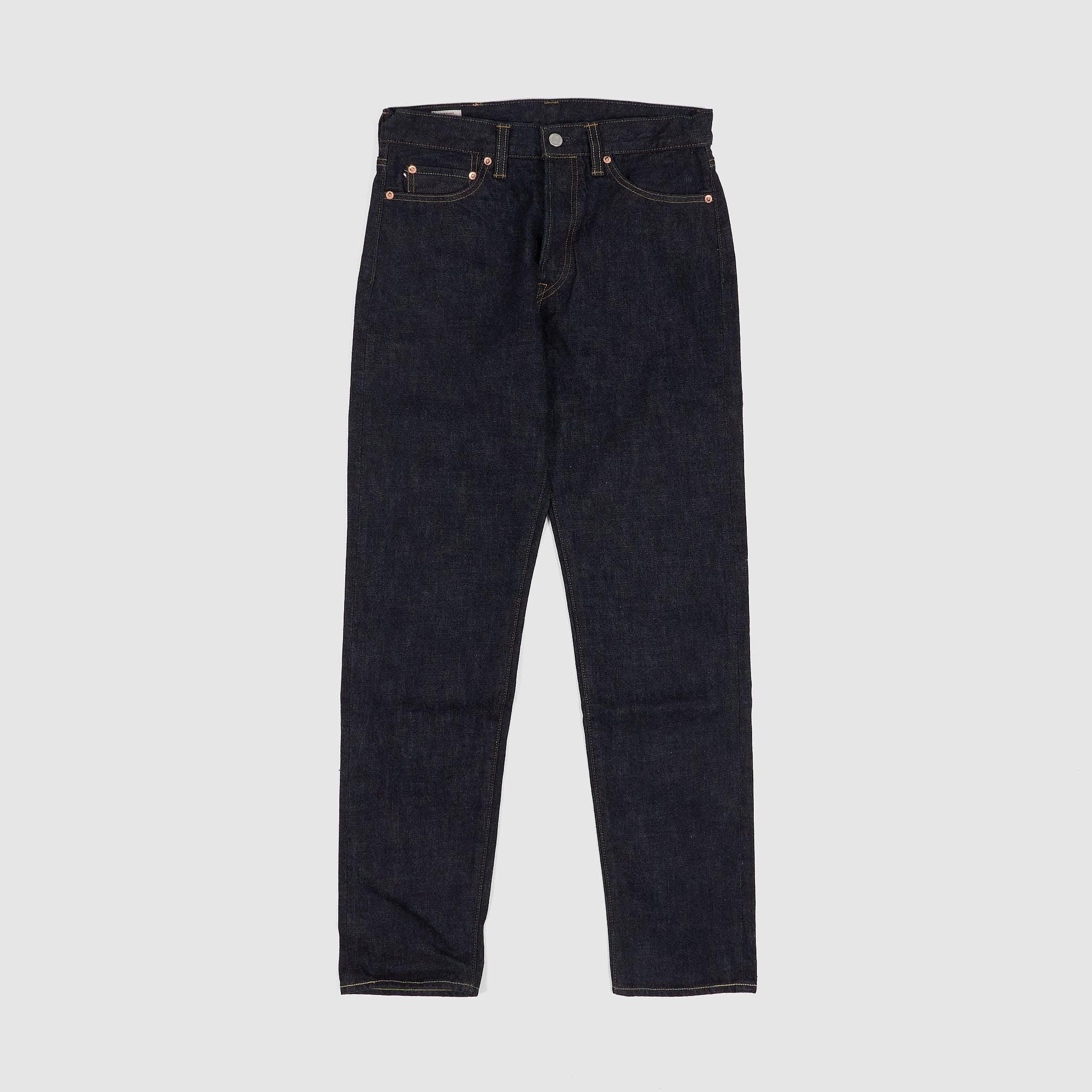 Premium Japanese Denim Classic Tapered Fit Jeans Two Stripes GTB