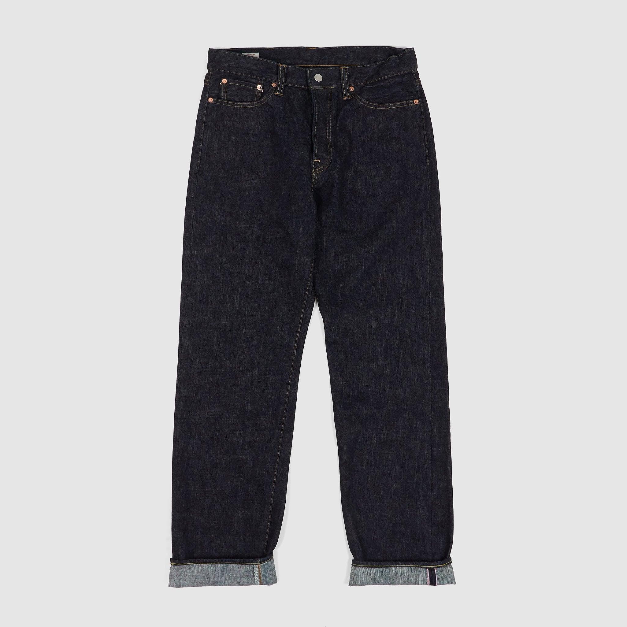 Premium Japanese Denim Classic Straight Fit Jeans Two Stripes GTB