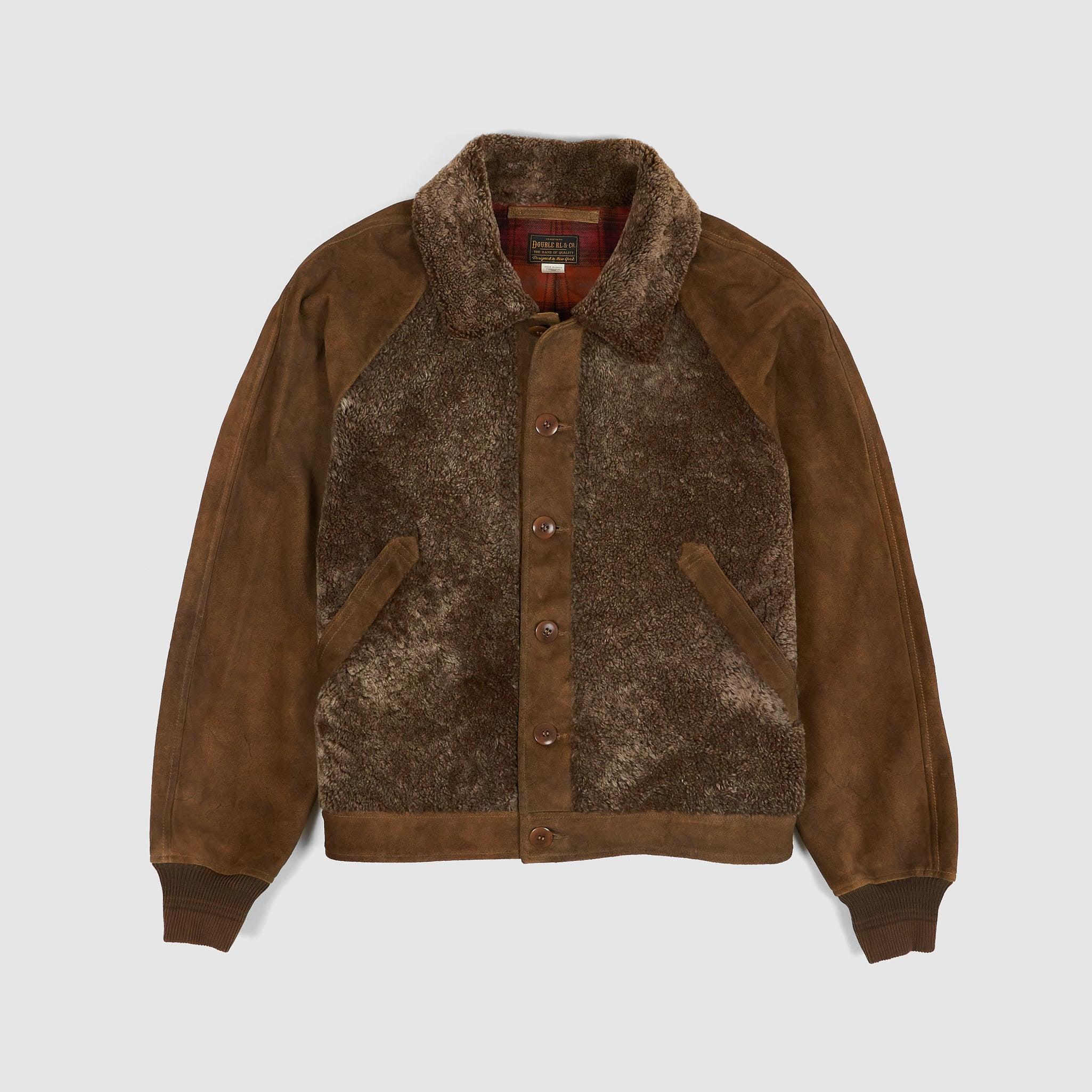 Grizzly Shearling Paneled Moto Jacket