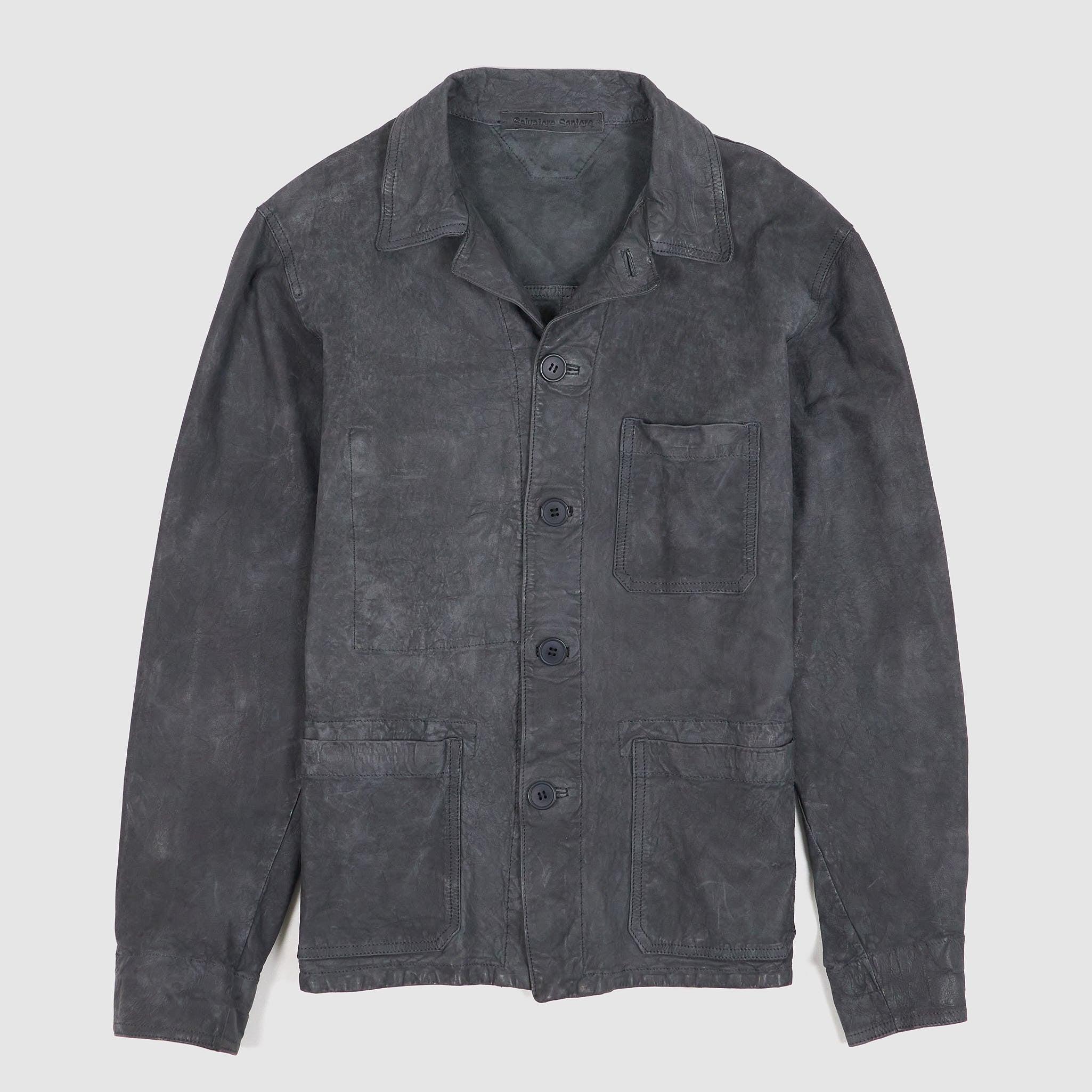 Leather Chore Jacket Blazer