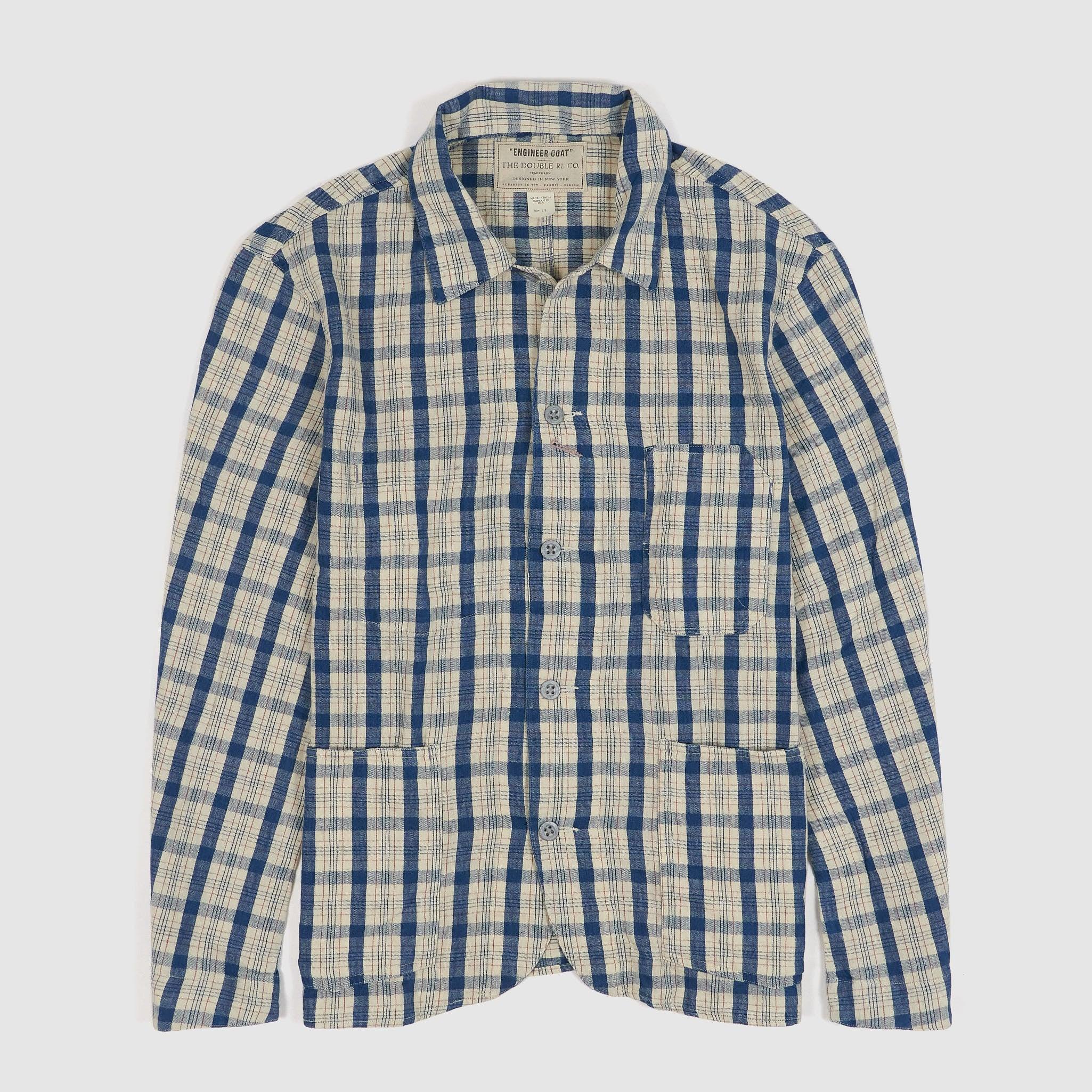 Madras Plaid Overshirt Blazer