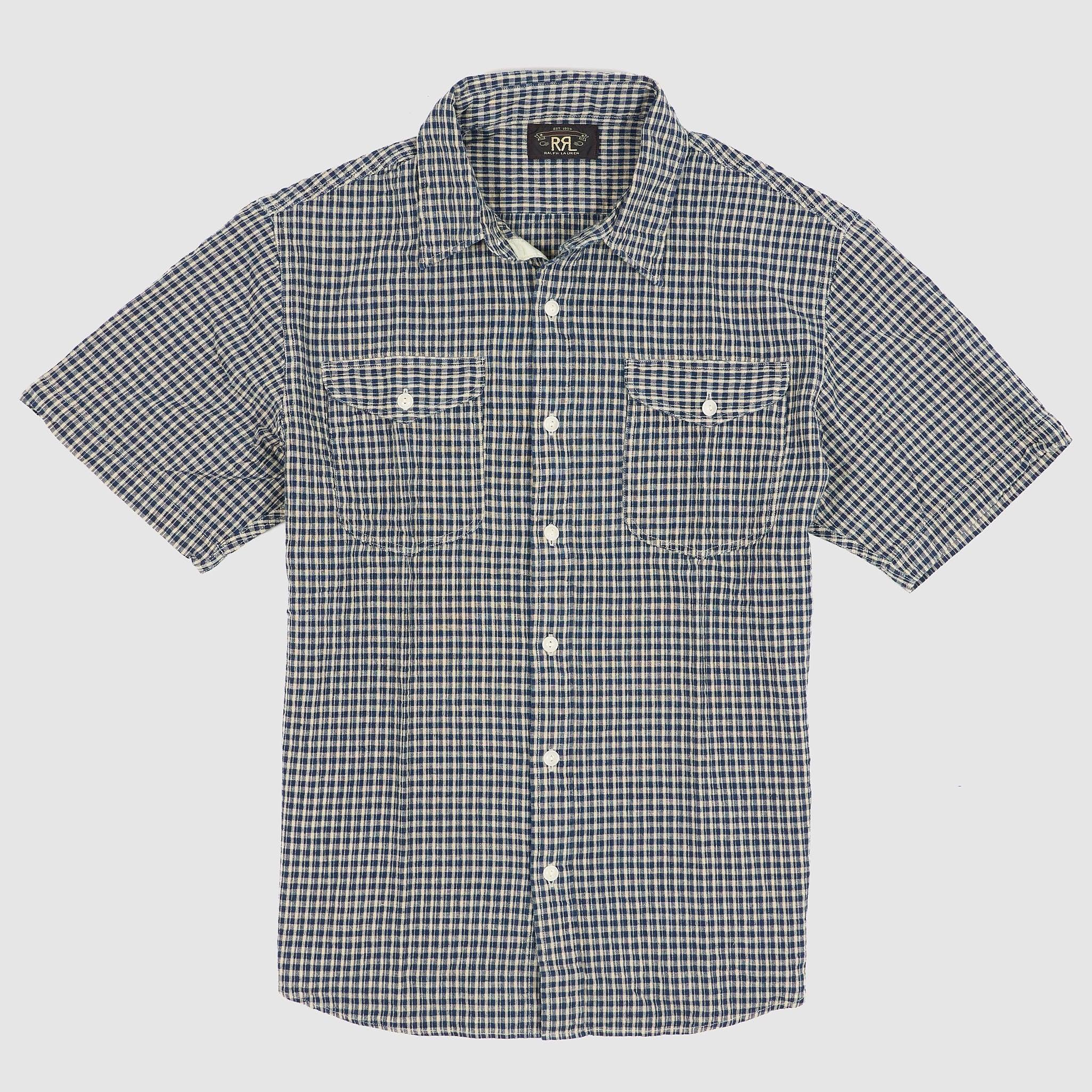 Short Sleeve Seersucker Sports Shirt
