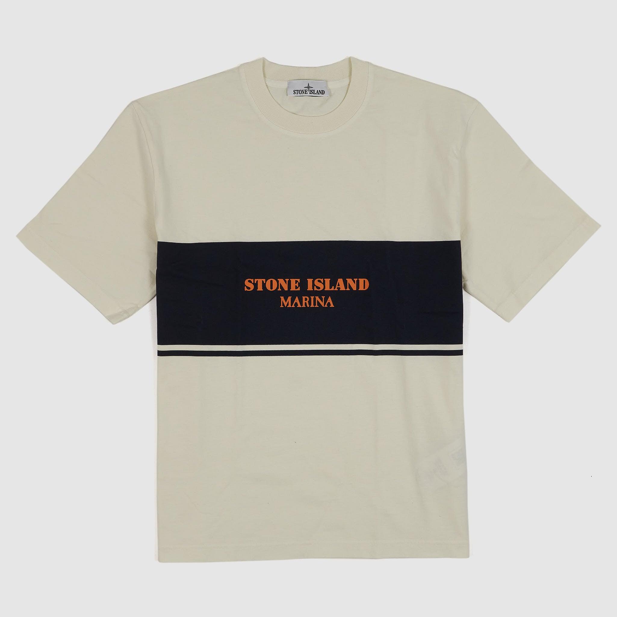 Crew Neck Marina Logo T-Shirt