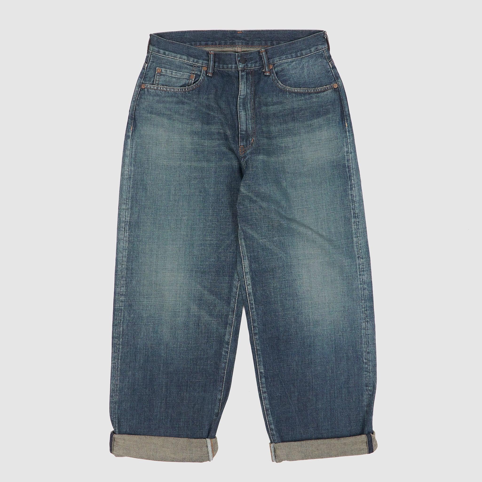 Selvage Wide Fitted Denim Pants