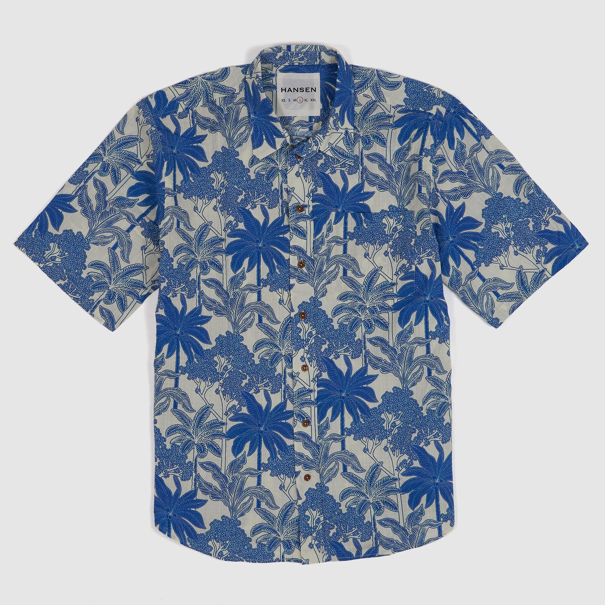 Short Sleeve One Pocket  Las Palmas Hawaiian Shirt