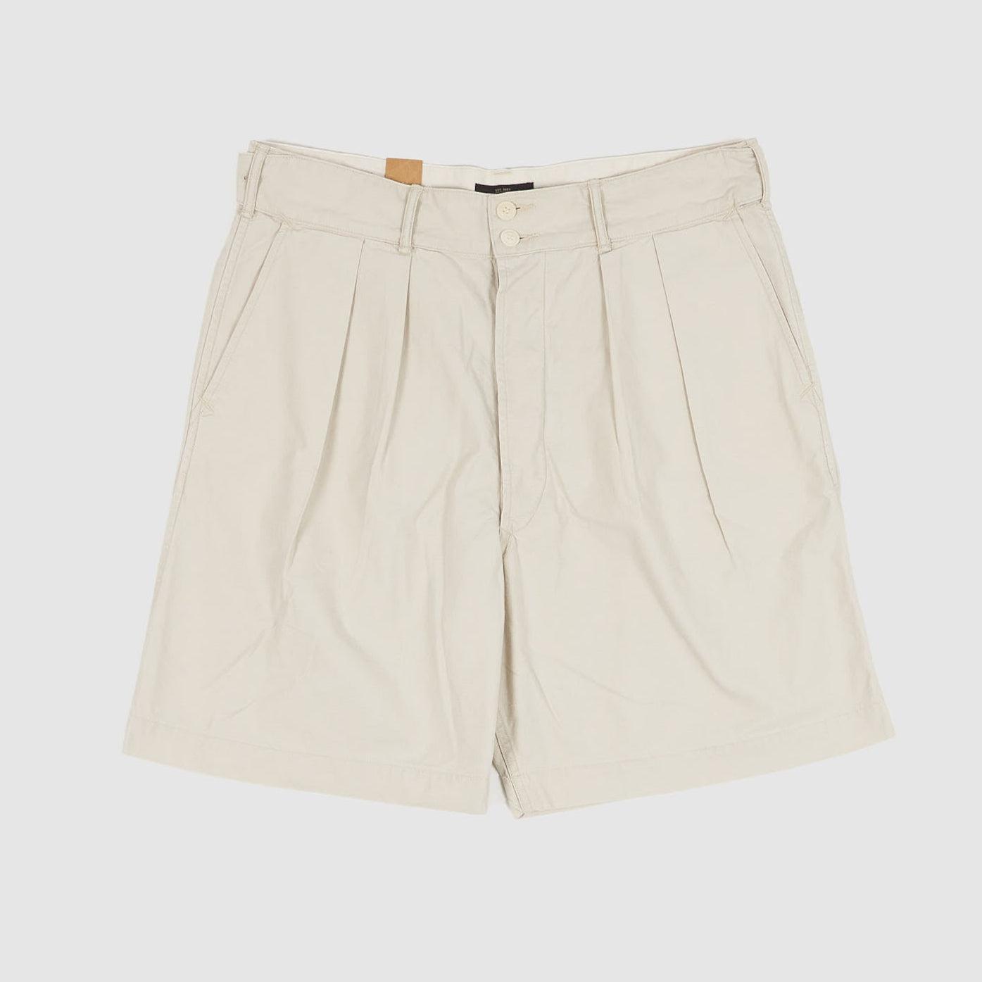 Pleated Bermuda Shorts