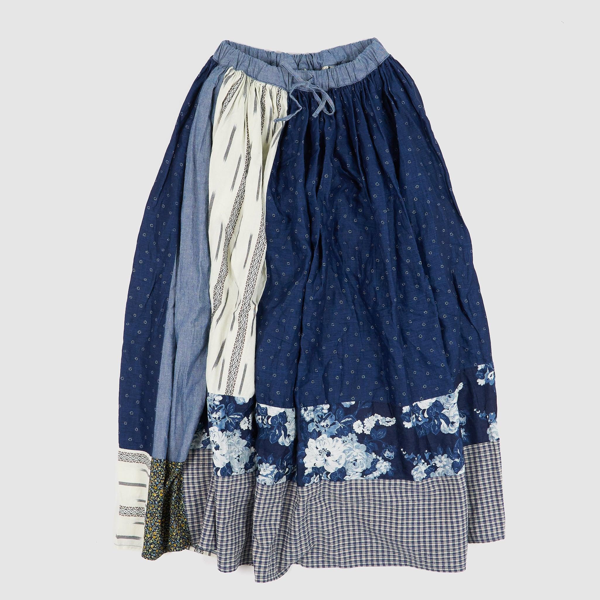 Ladies Gathered Patchwork Skirt