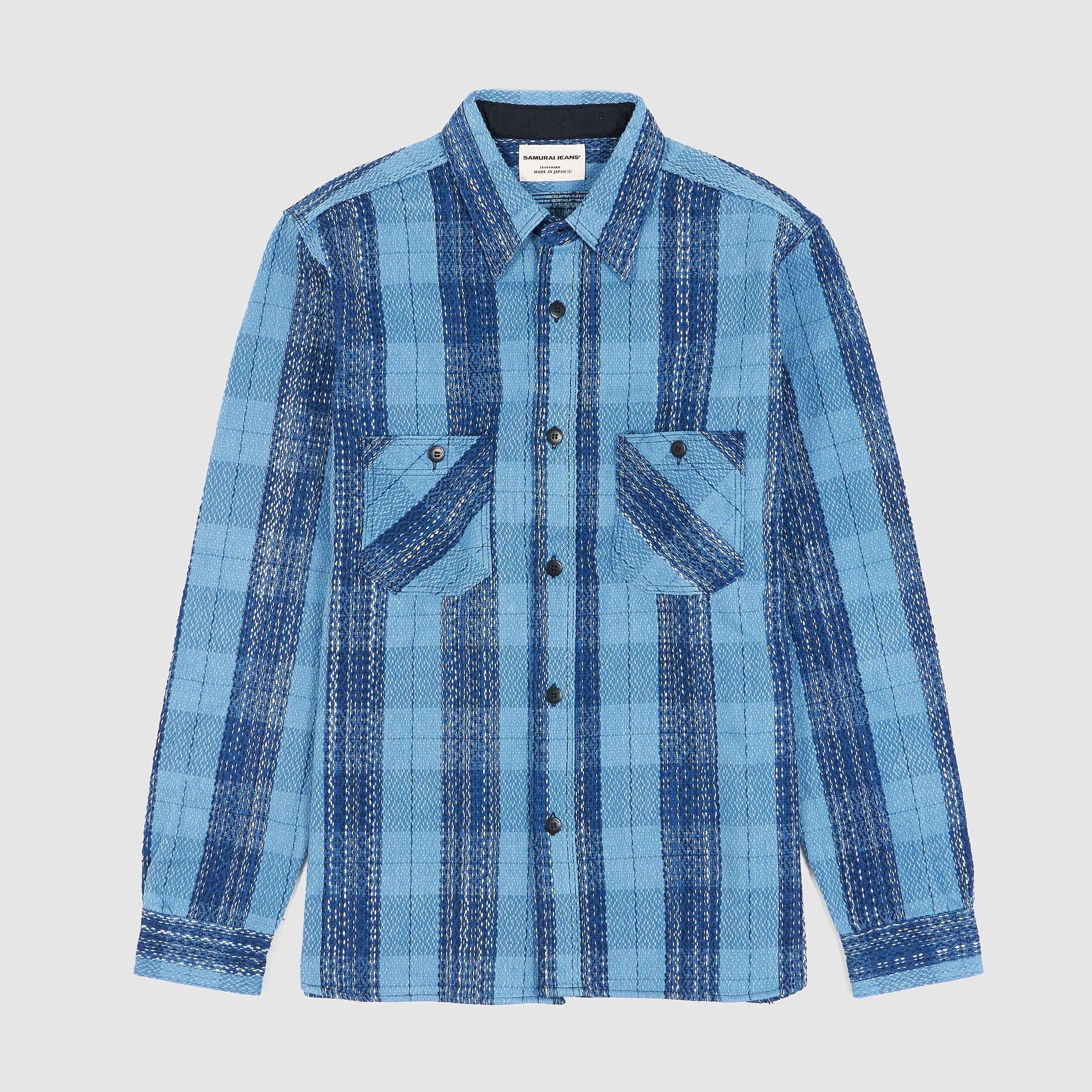 Shashiko Striped Long Sleeve Shirt