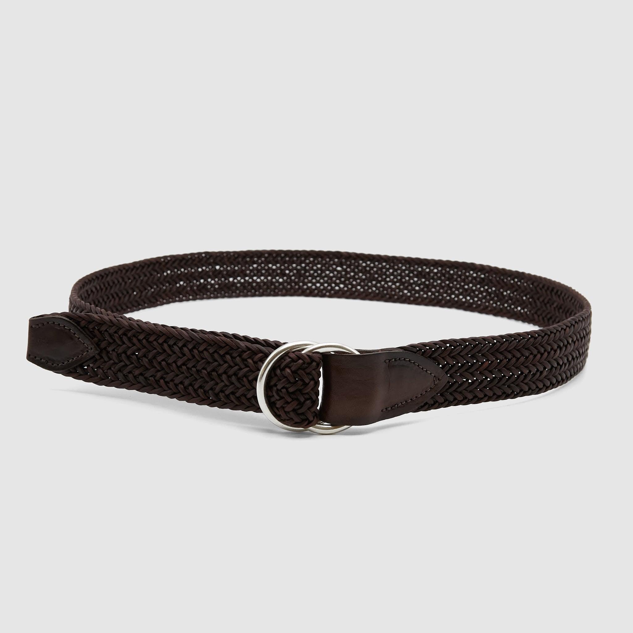 DeeCee style x Alberto Luti Waxed Braided Belt