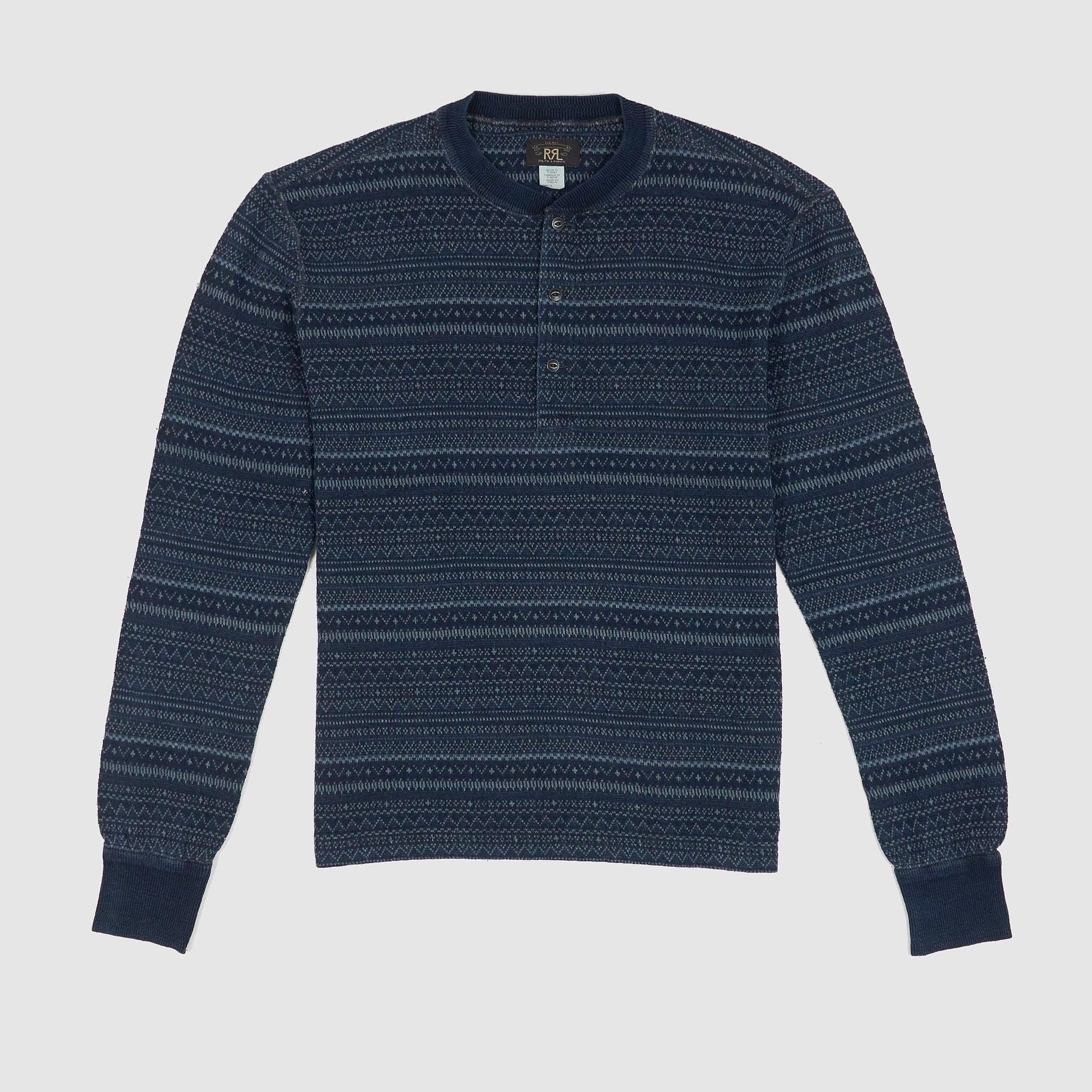 Long Sleeve Indigo Jack Henley