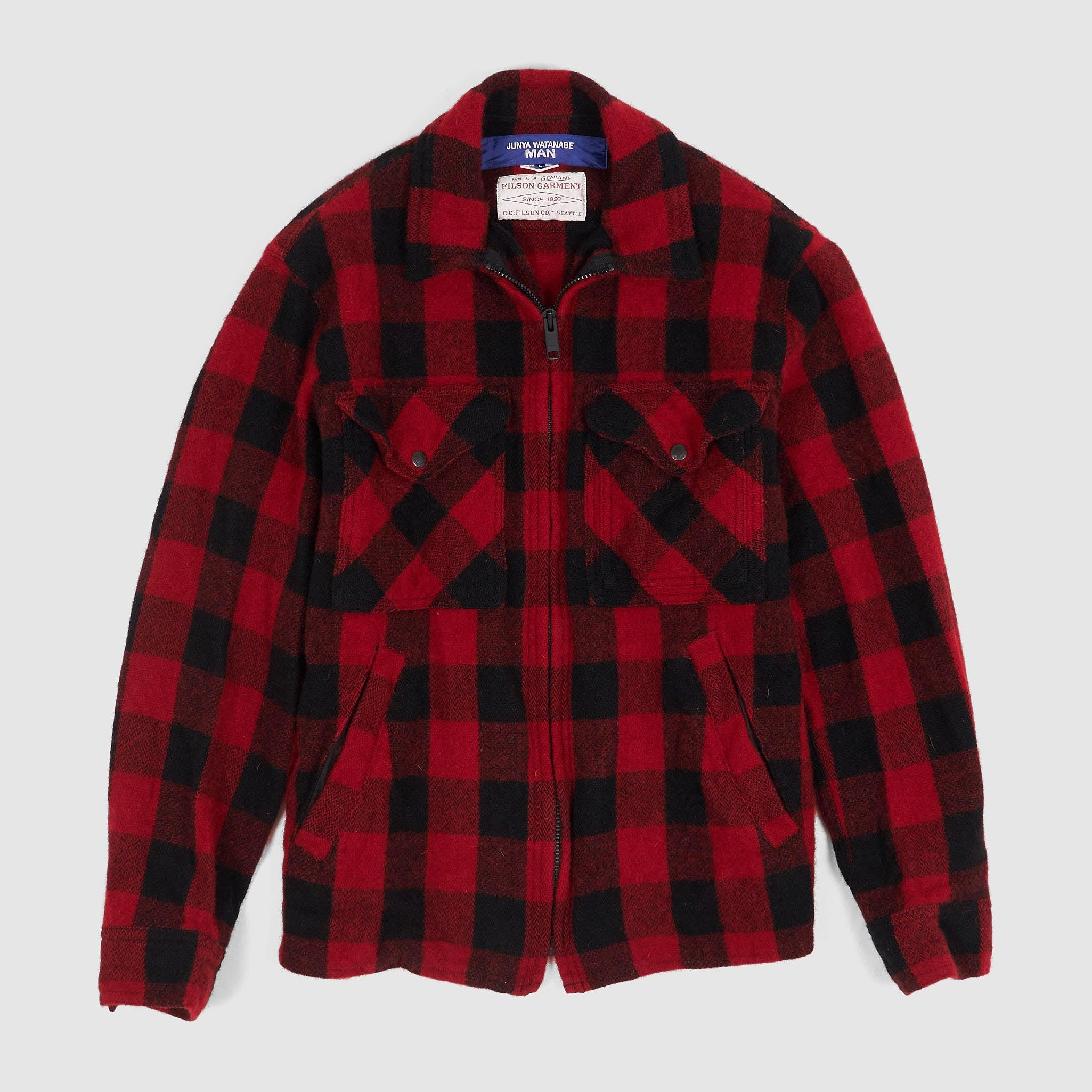 x Filson Washed Wool Mackinaw Overshirt Jacket