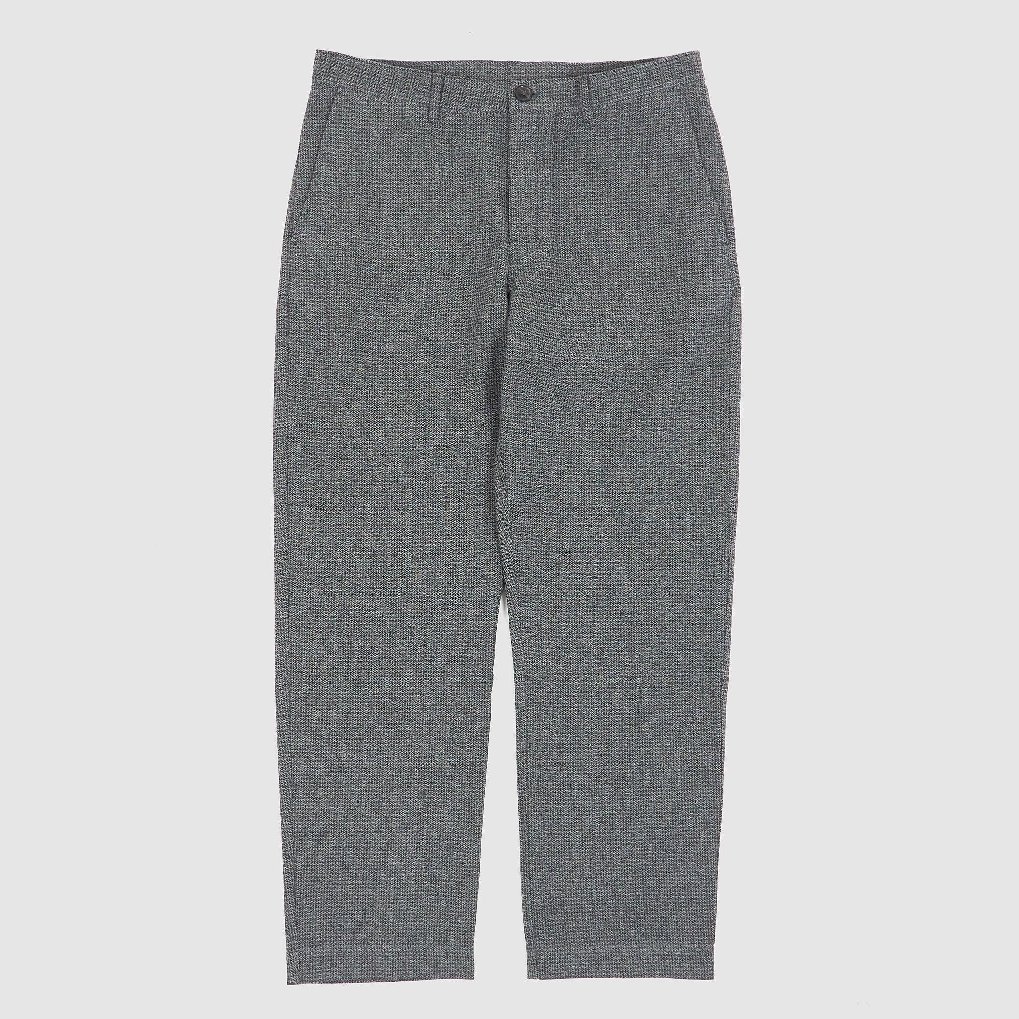Casual Wool/Cotton Blend Trousers
