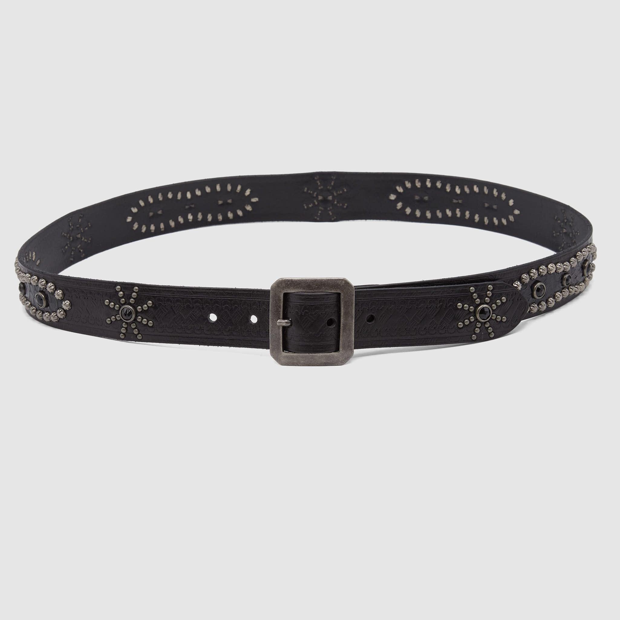 American Leather Belt w Studs