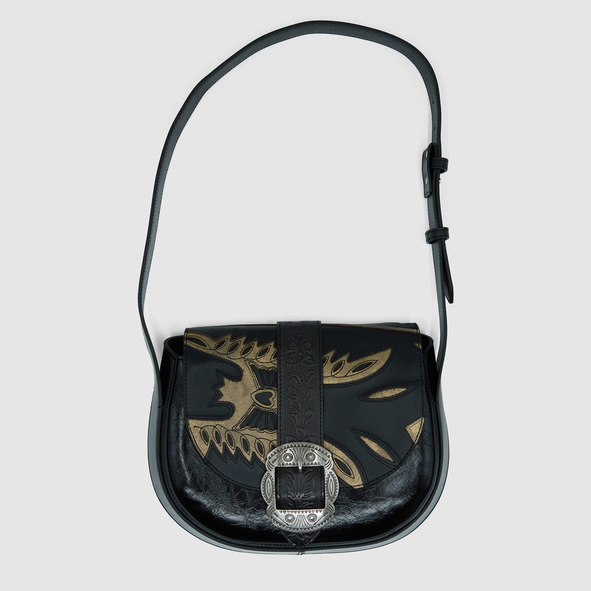 Ladies Limited Edition Westen Style Boot Stiched Shoulder Bag