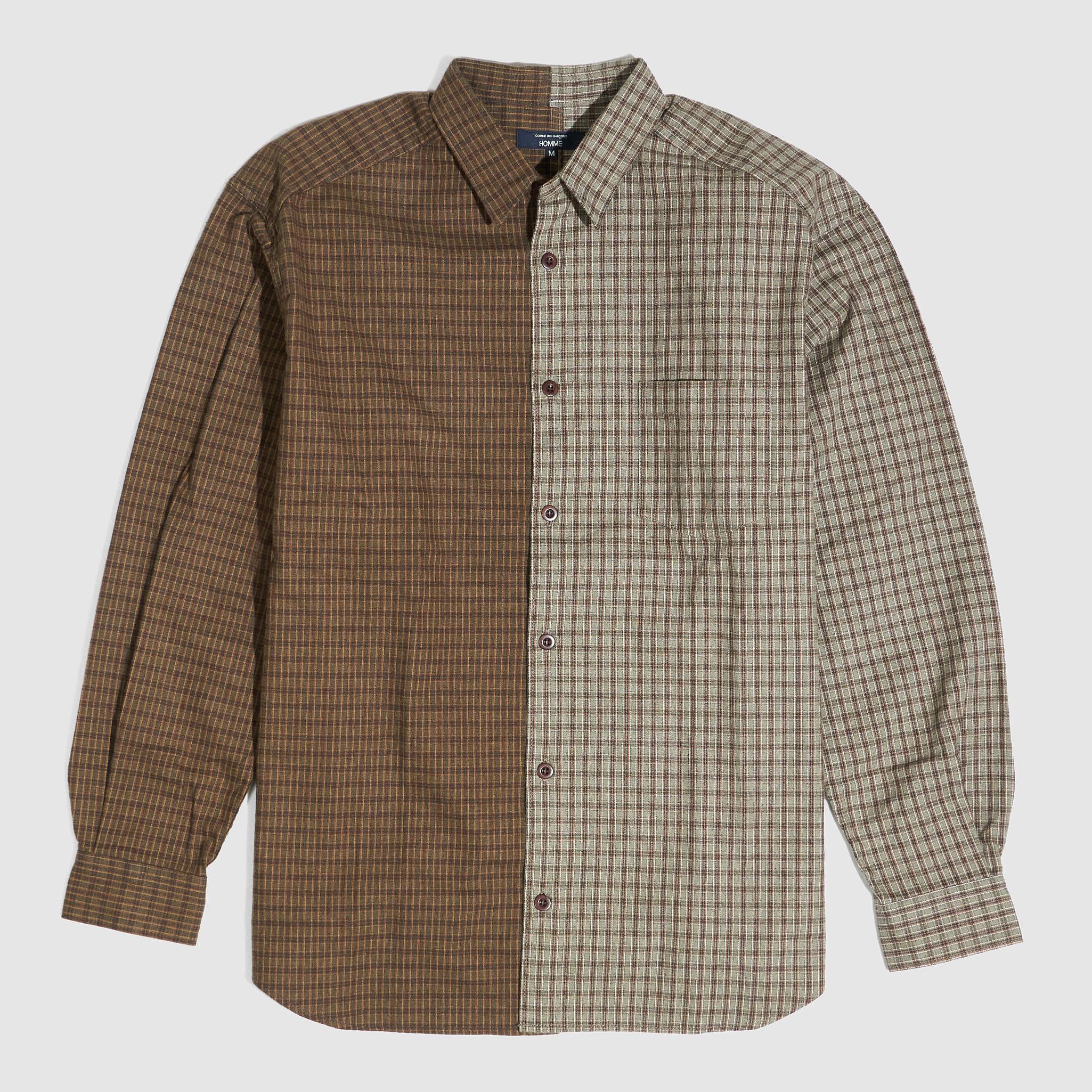 Comme des Garçons Homme Double Face Patchwork Shirt